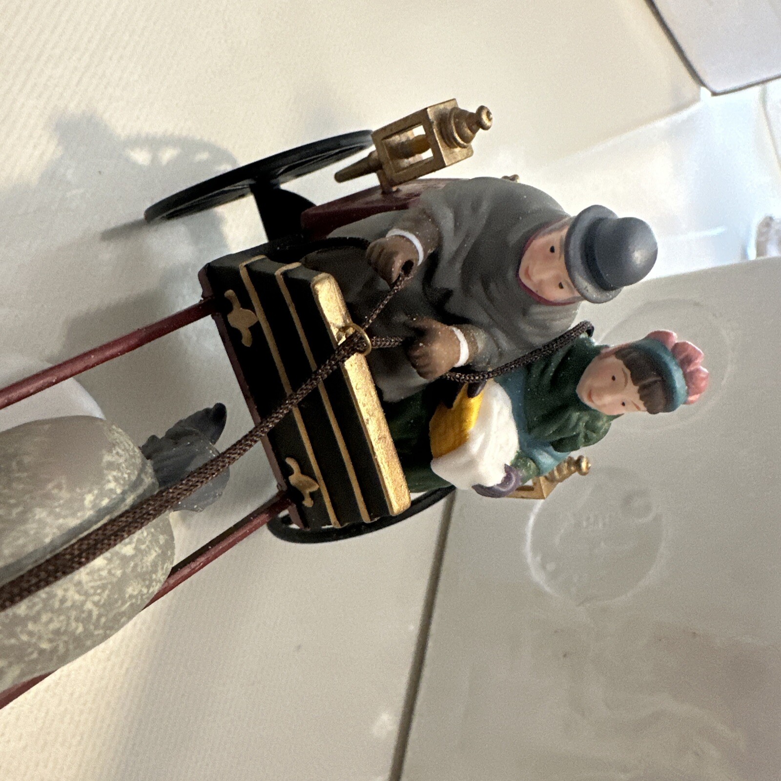 Dept 56 Heritage Village Red Christmas Sulky