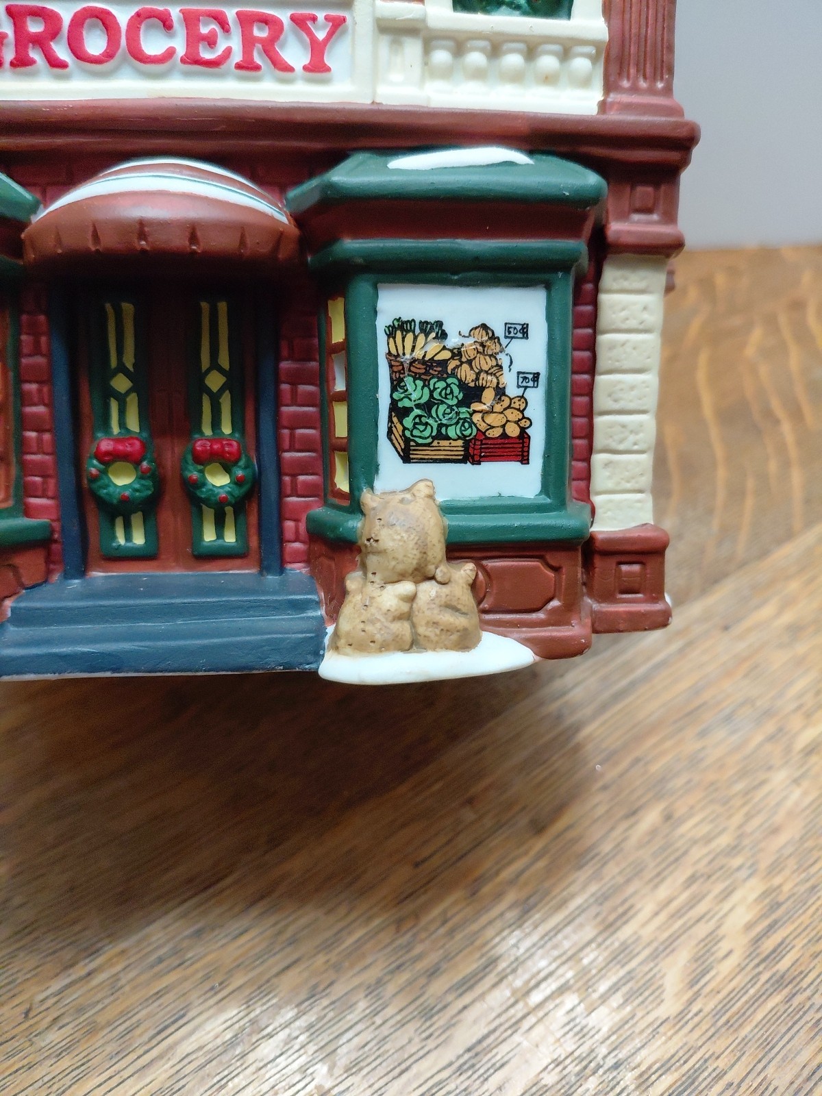 Vintage Heartland Valley O’Well Deluxe Porcelain Lighted House Grocery
