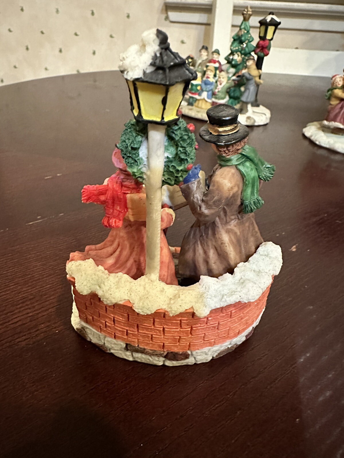 Mervyns ? Unbranded Christmas Village- 2.5 To 4 Inches Tall Lot Of 3