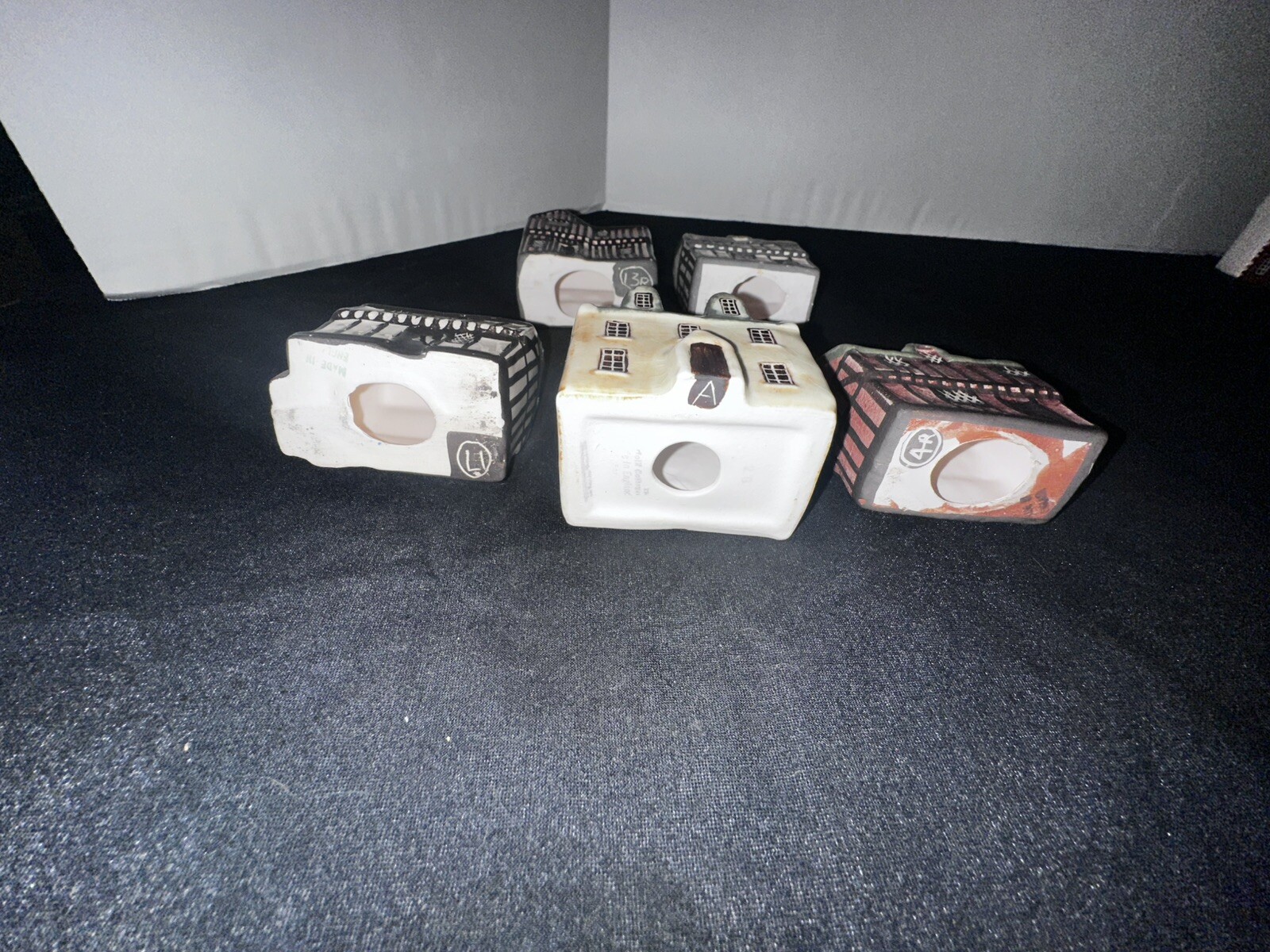 5 Mudlen End Studios Suffolk Mini ceramic Cottage Houses