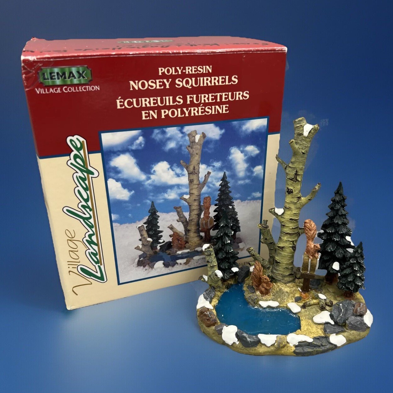 Lemax Village Collection Village Landscape Nosey Squirrels 5” Tall