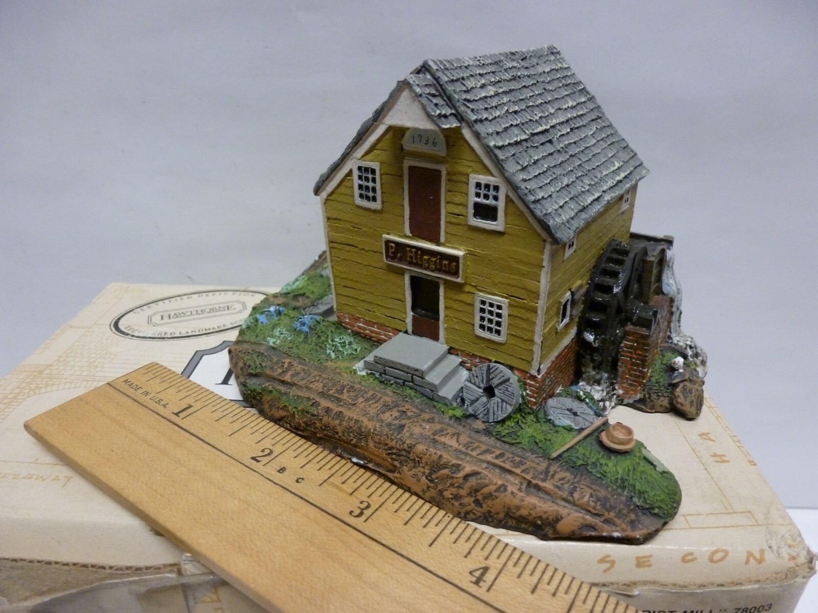 Hawthorne Architectural Register “Higgins’ Grist Mill” Sculpture #78003