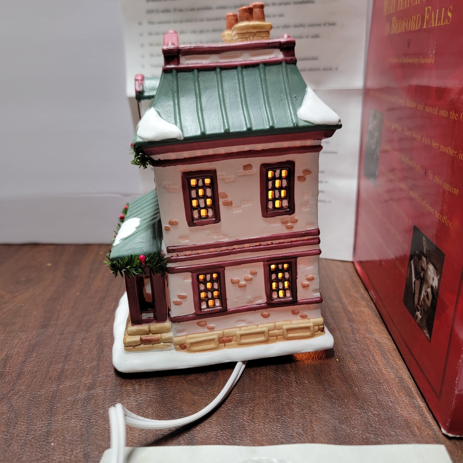 It’s a Wonderful Life Mary Hatch’s House Bedford Falls Christmas Village