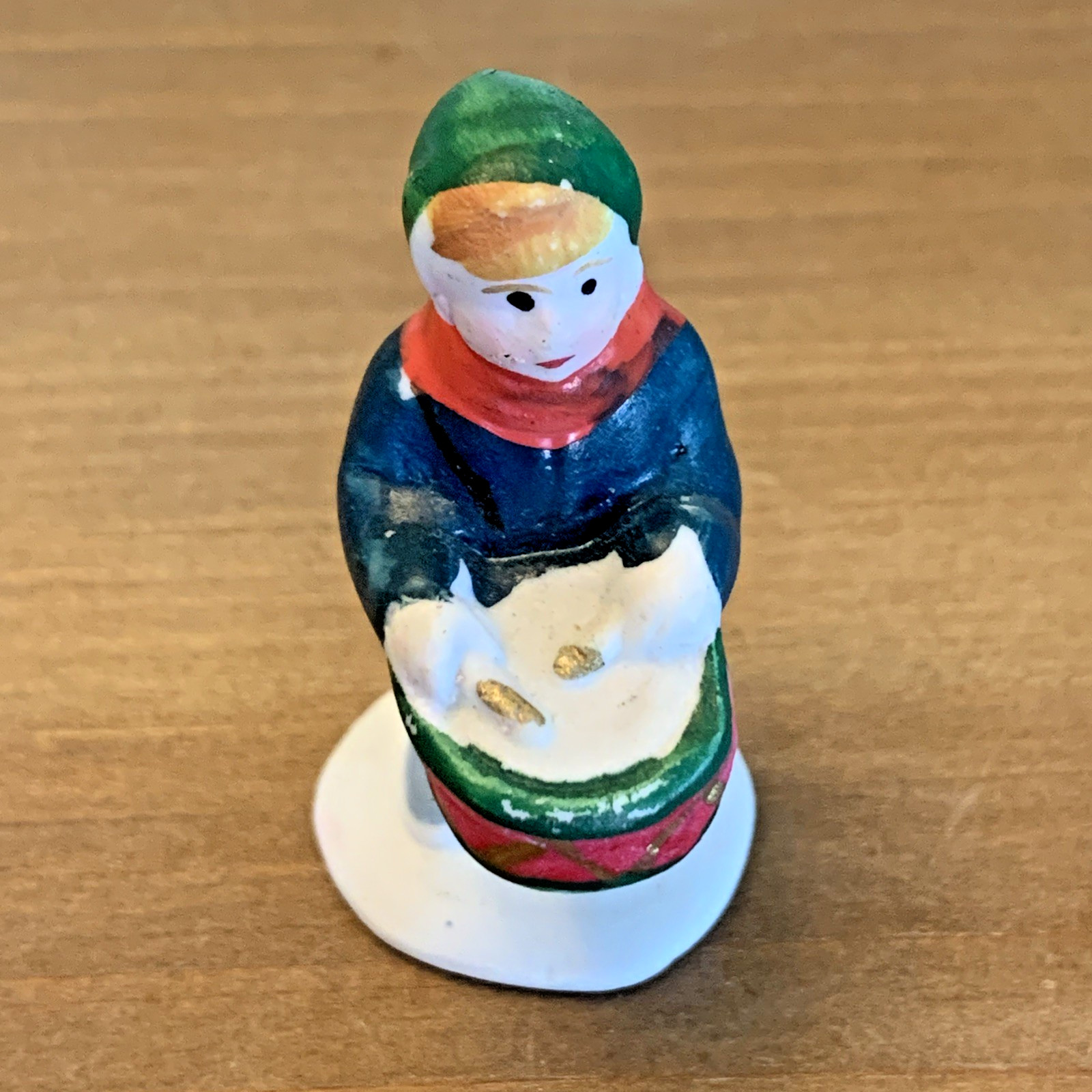 Vintage Lemax Christmas Village 90s’ Porcelain Childrens Band and Photo w/ Santa
