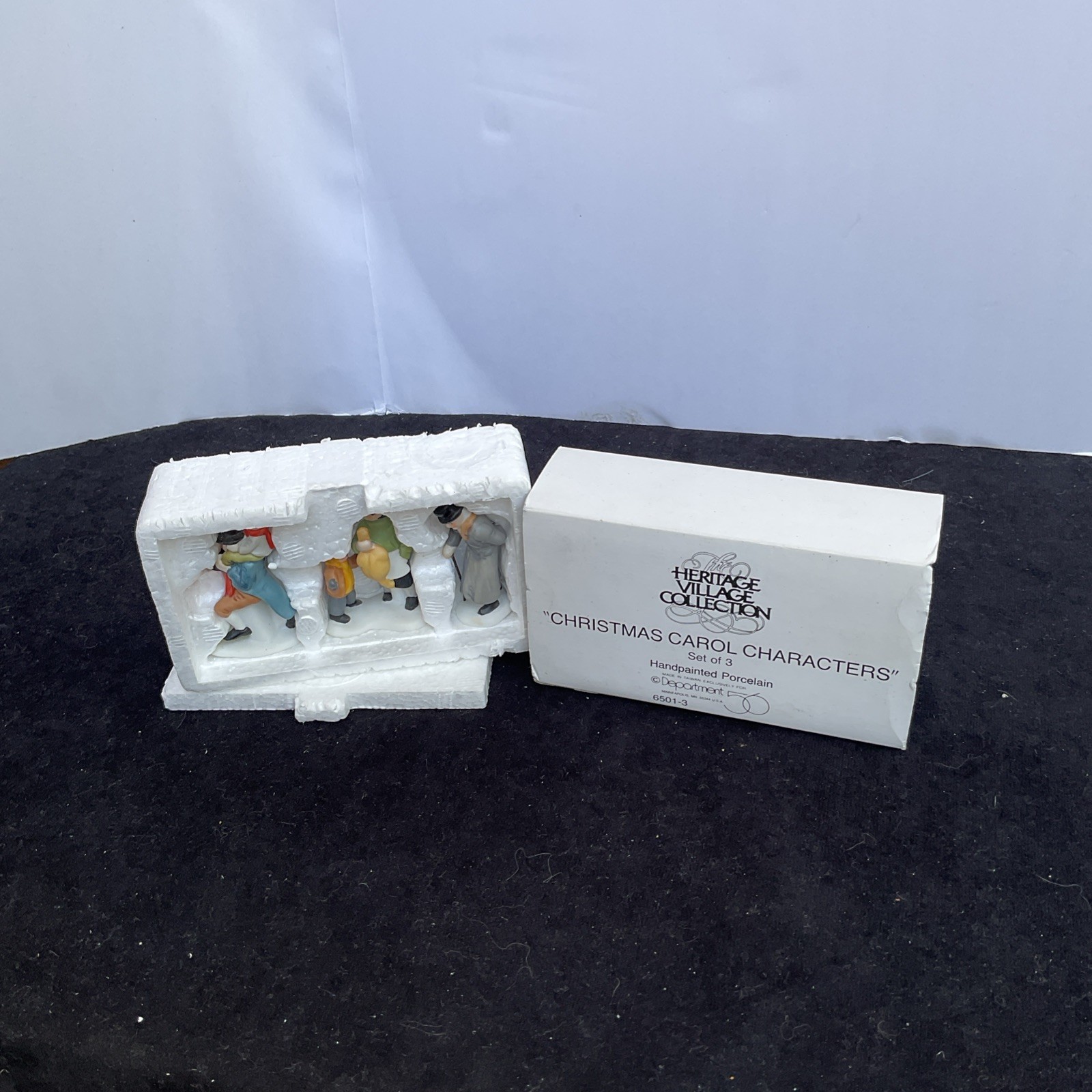 Dept 56 Christmas Carol Characters Heritage Village Collection Set of 3 #6501-3