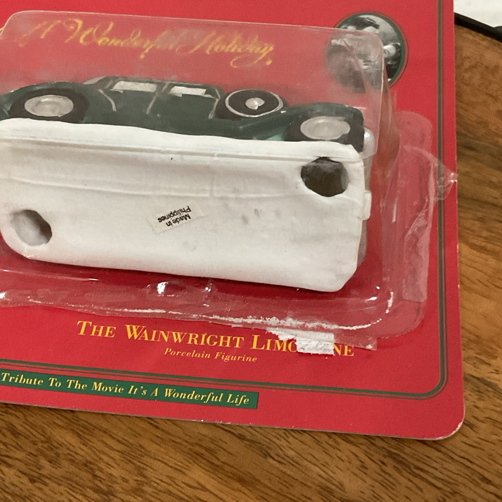 1995 It’s A Wonderful Life Wainwright Limousine Car Porcelain Figurine