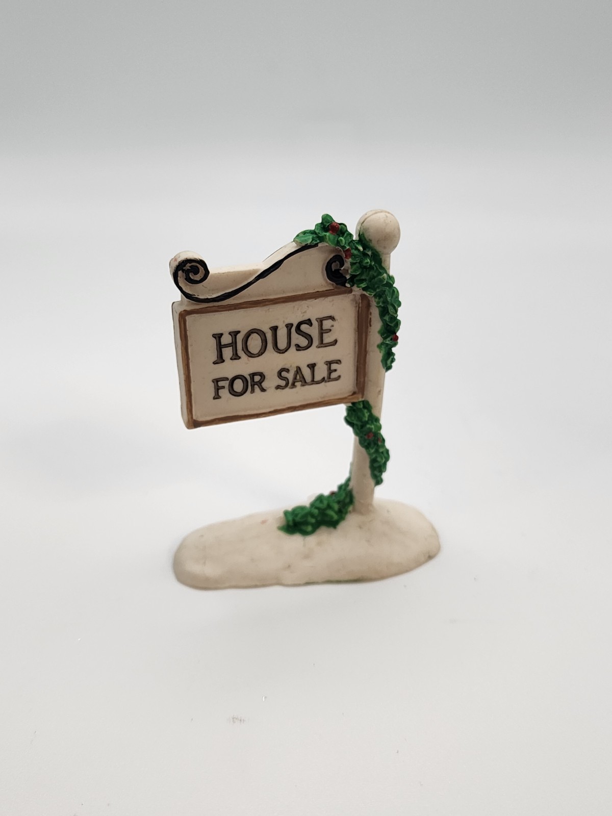 Christmas Village Accessory House For Sale Sign Dept 56 Snow Village Sign