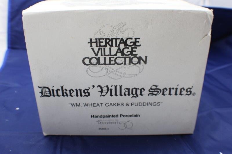 Wheat Cakes Puddings DEPT 56 Heritage Collection Dickens’ Village Wm. Department