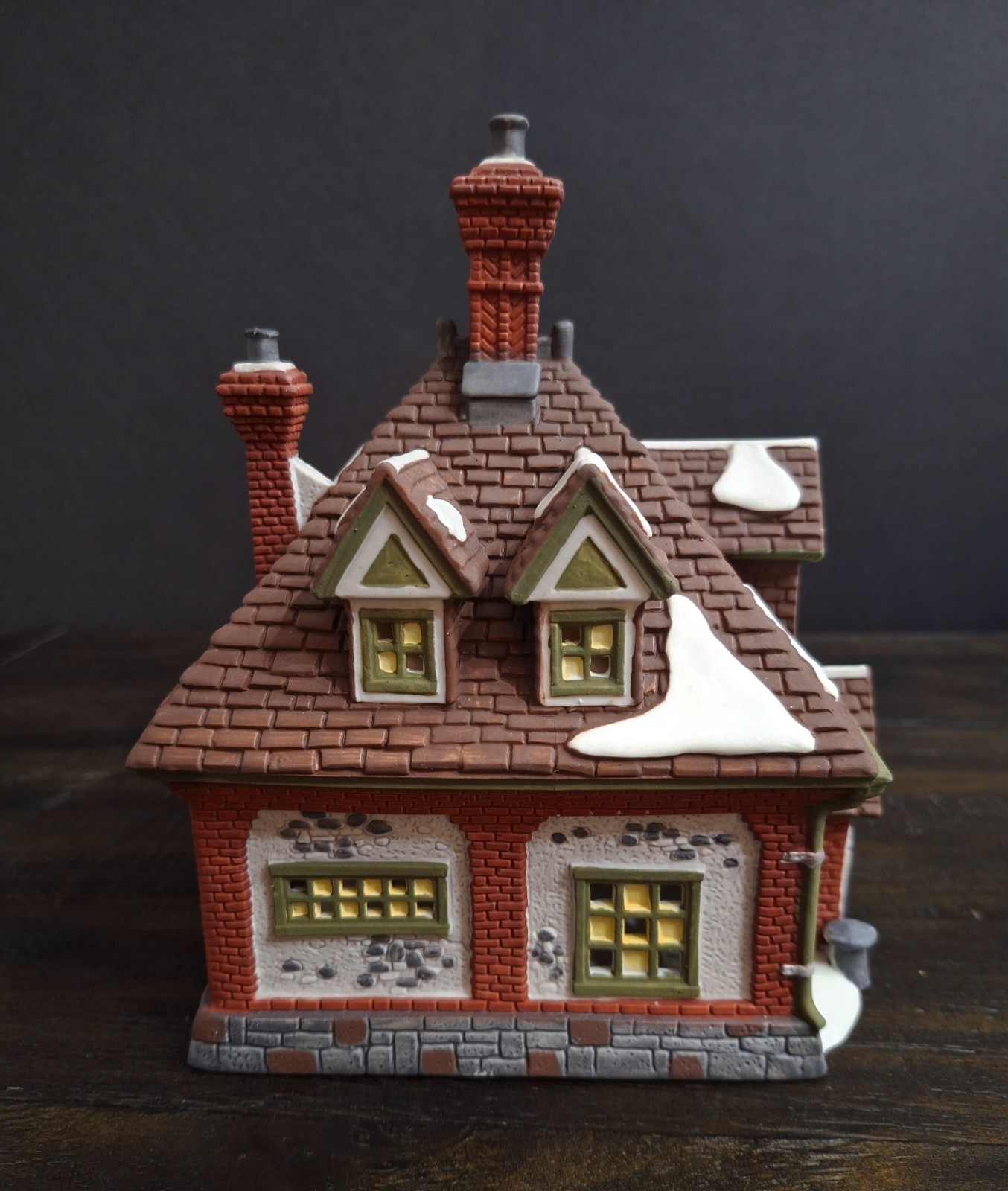 Vintage 1993 Dept 56 Dickens’ Village “W. M. WHEAT CAKES & PUDDINGS” Light Up