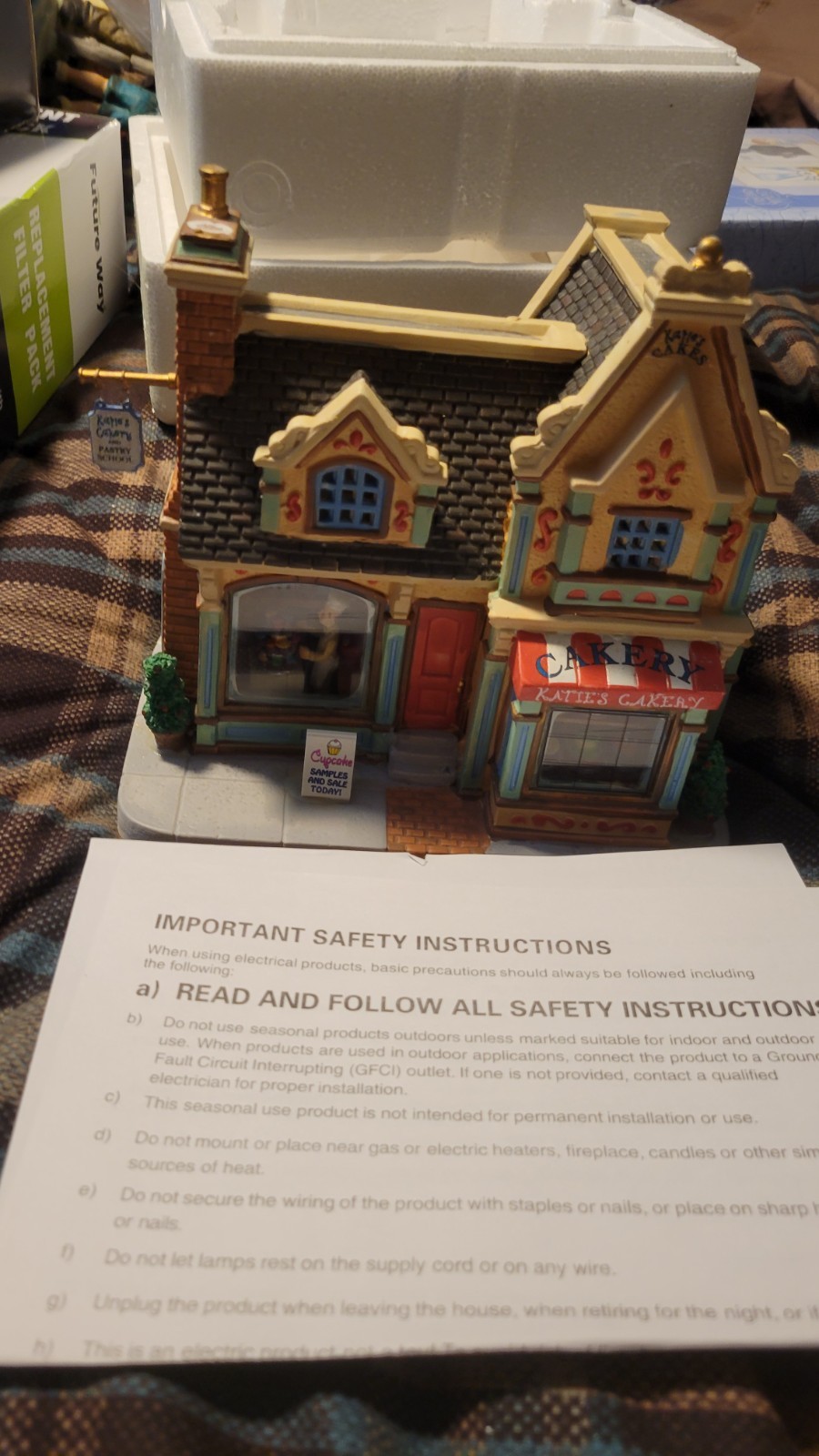 Lemax Katie’s Cakery In Box Nice Condition Very Rare Sears Exclusive/ Read