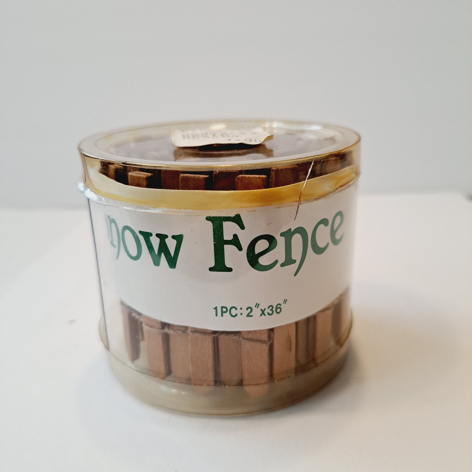 Vintage Dept. 56 Village Snow Fence 1PC: 2″ x 36″ #5204-3 Brown