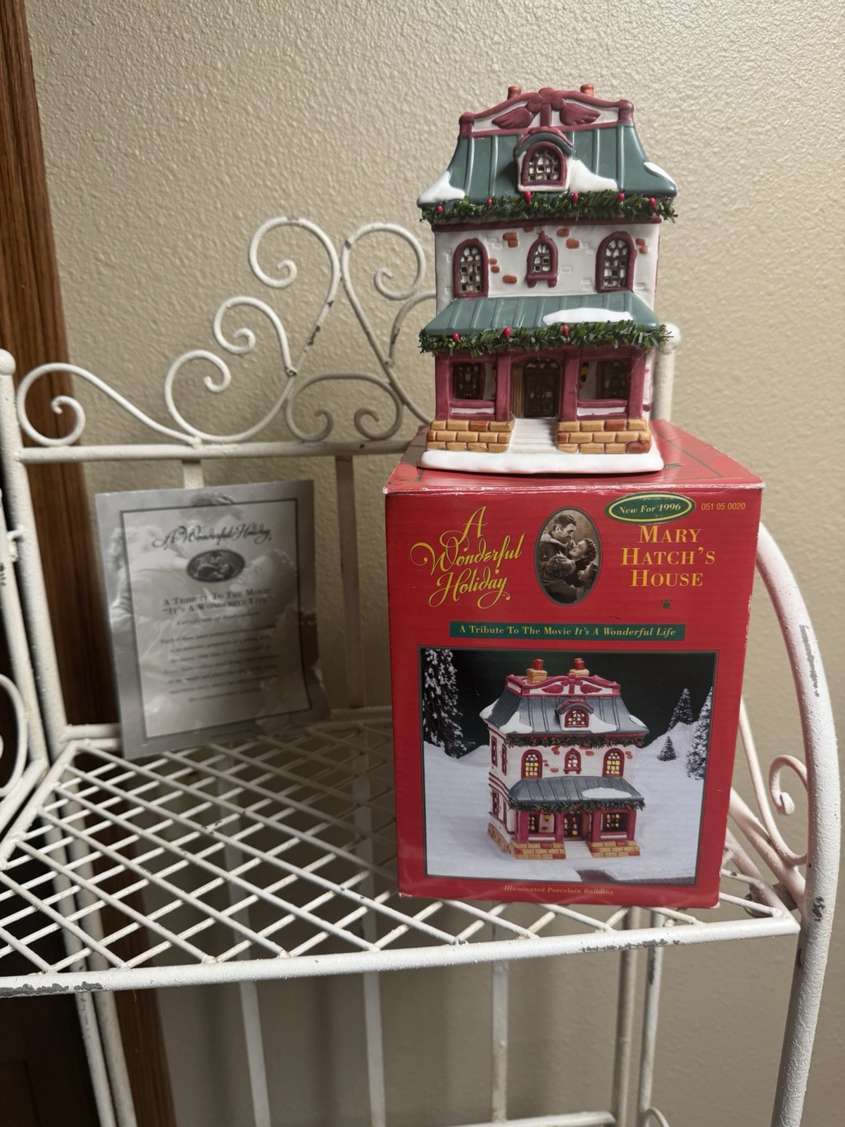 A Wonderful Life Holiday Village Mary Hatch’s House With Light