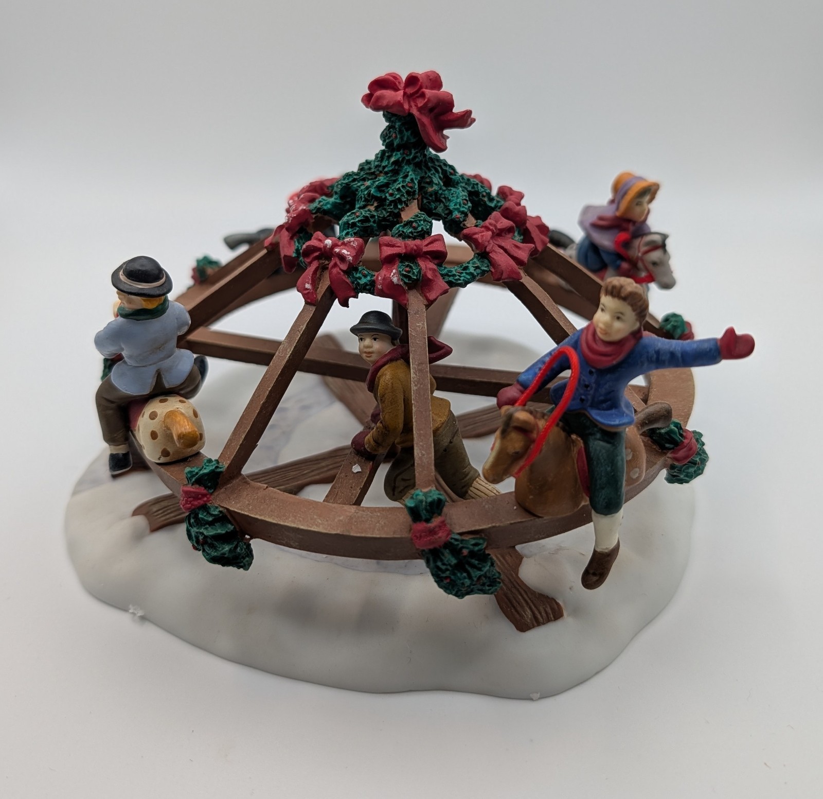 Department 56 Dickens Village Merry Go Roundabout #56721 Complete In Box