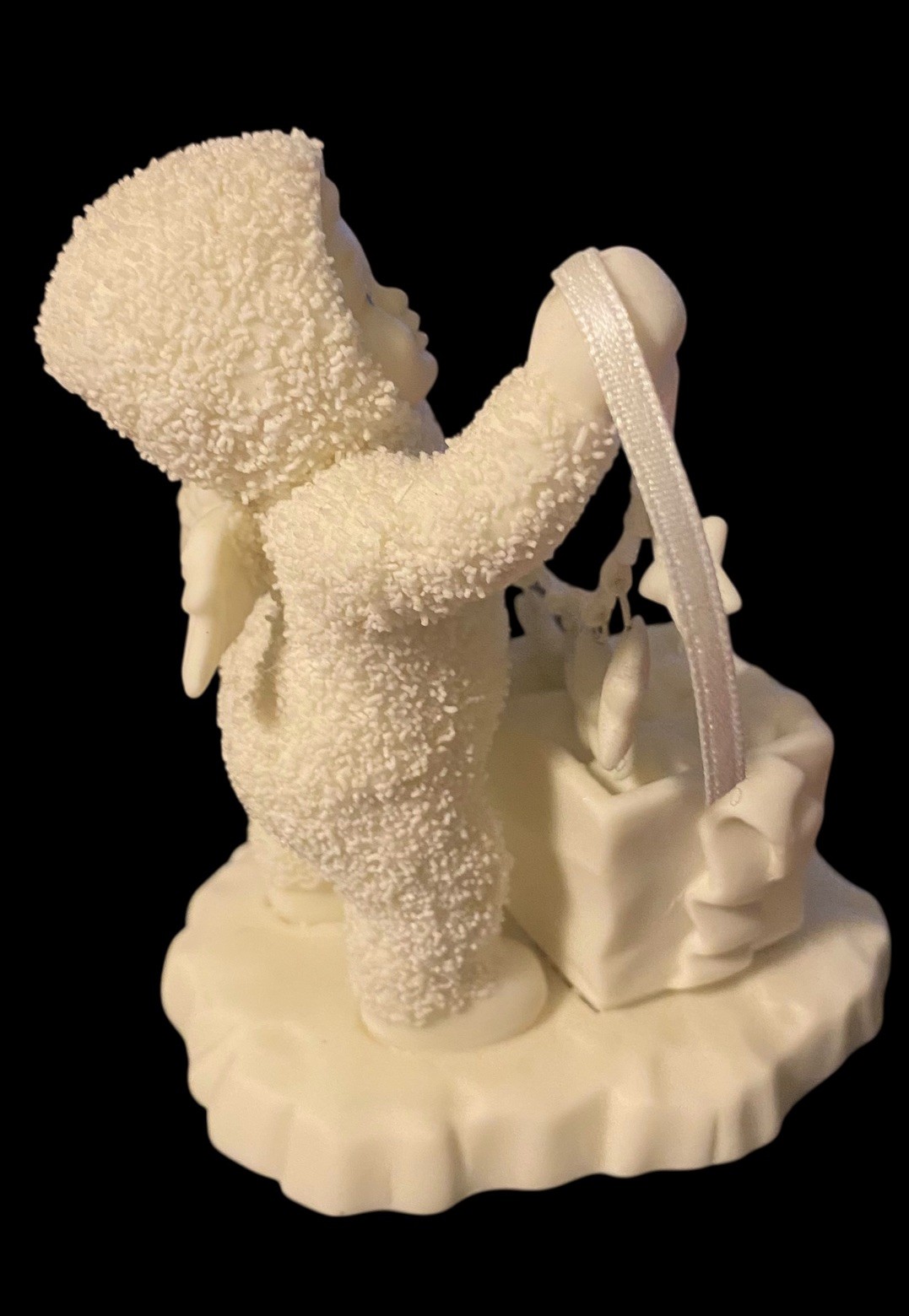 Dept 56 Snow Babies Stringing Fallen Stars Figurine Made In Taiwan In Box