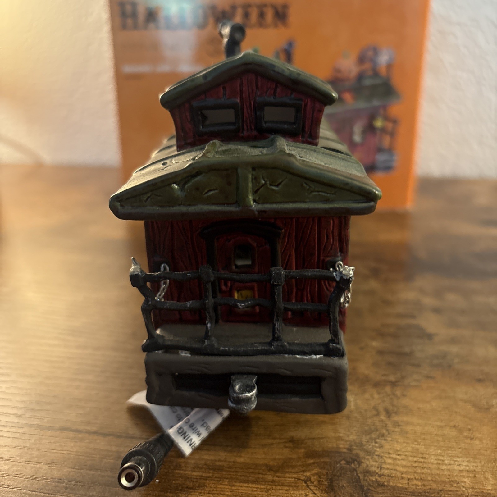 Dept 56 Snow Village Halloween Haunted Rails Caboose 4020957 Department 56 train