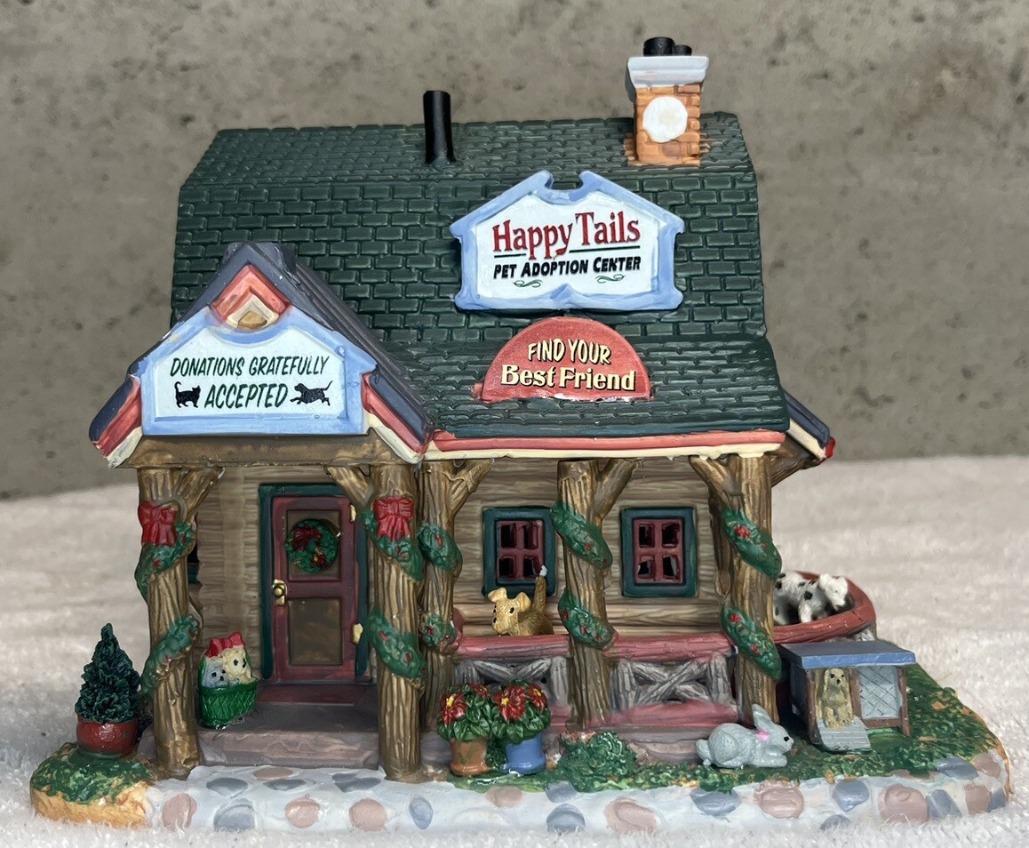 Lemax #35591 Happy Tails Pet Adoption Center Sears Exclusive Lighted