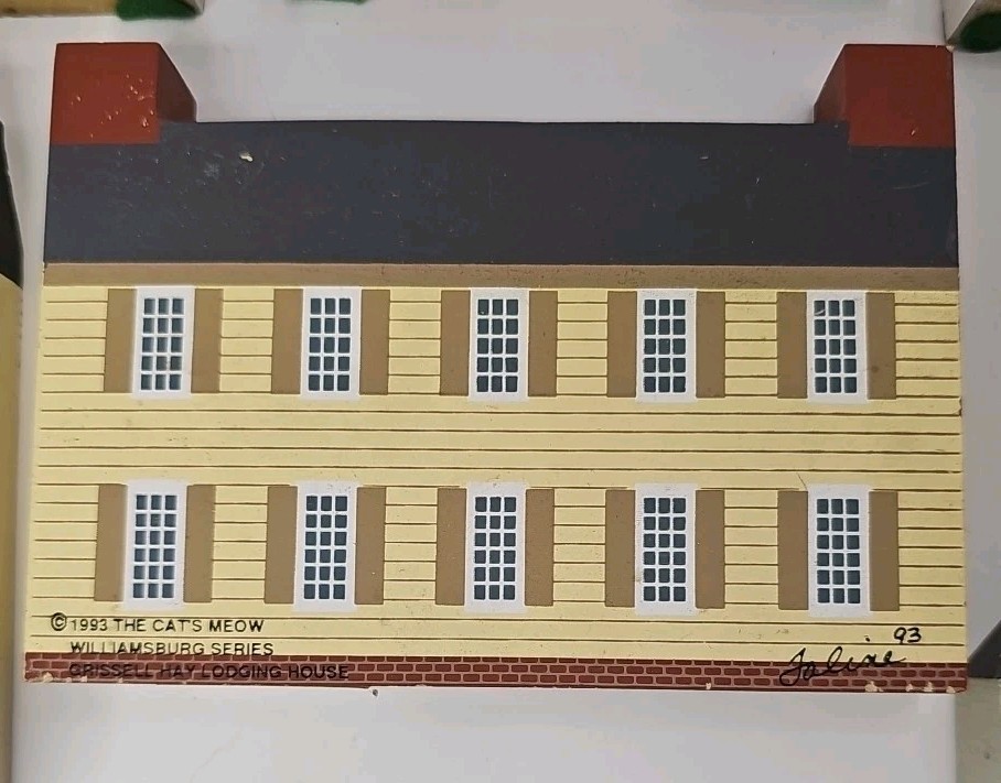 The Cat’s Meow Village Lot of 6 Historic Buildings Pennsylvania Virginia Houses
