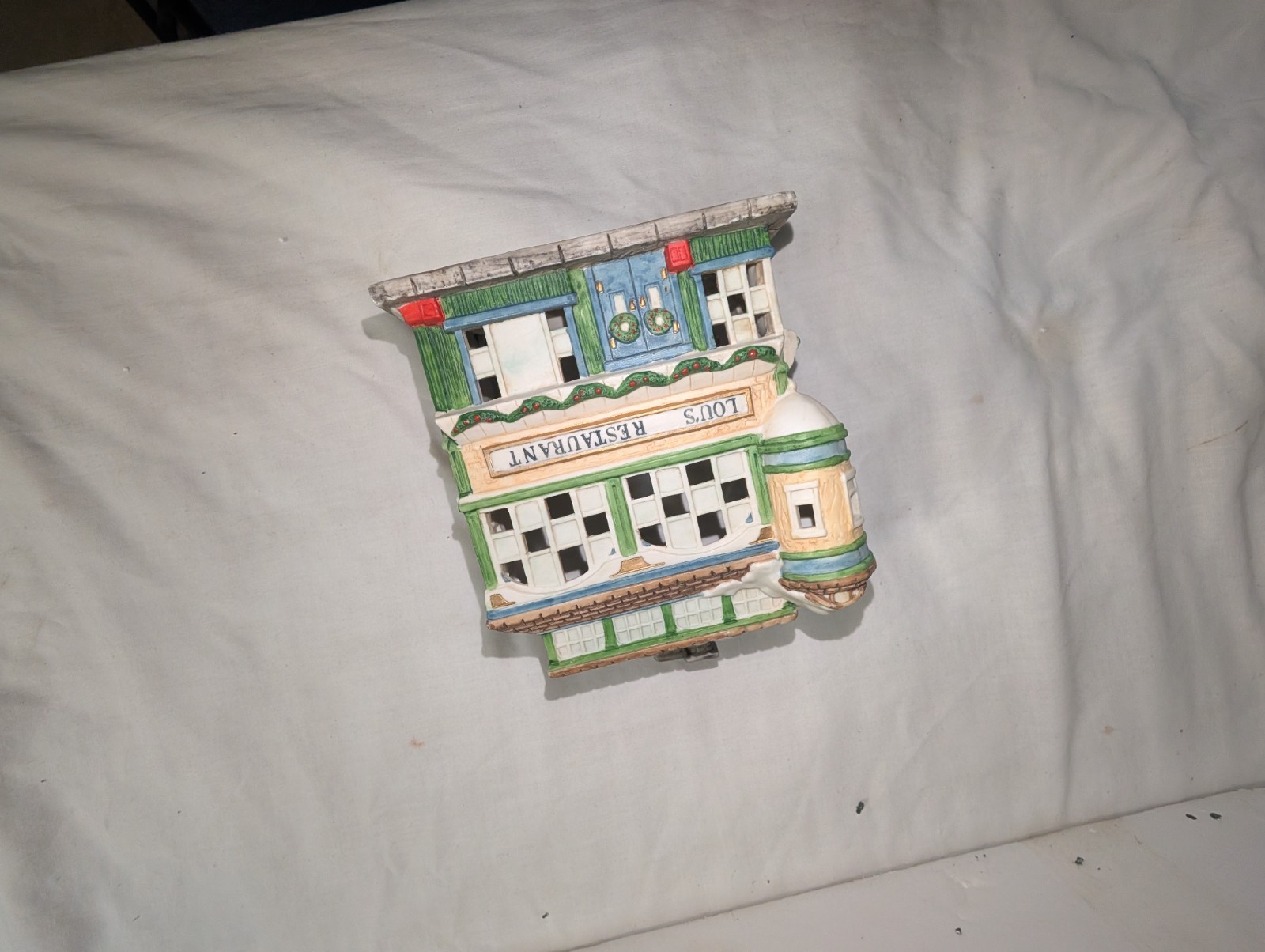 Traditions 39 Piece Porcelain Victorian Village Illuminated Christmas Set