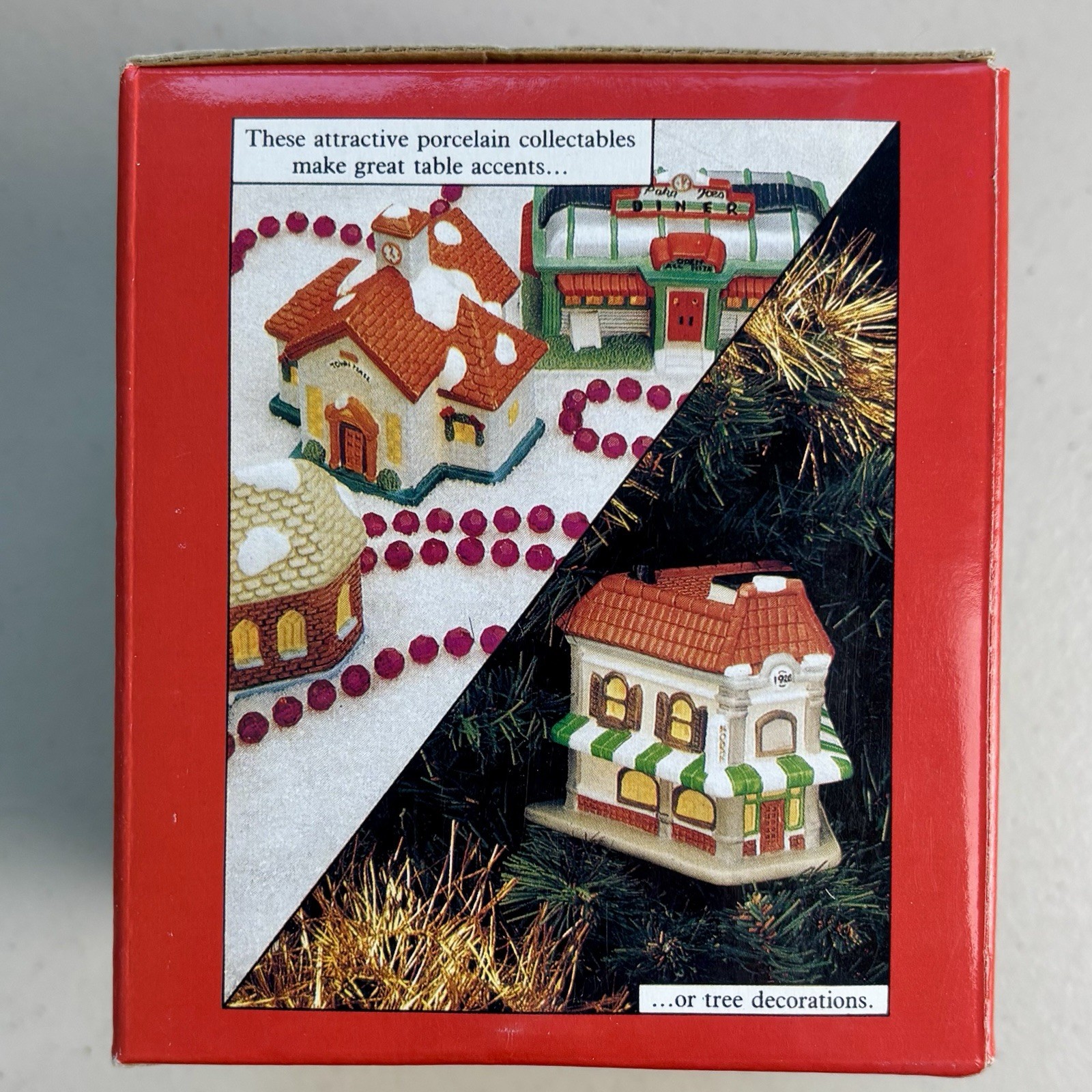 Vintage 1993 Hardware Store Ceramic Hand Painted Christmas Town Figurine