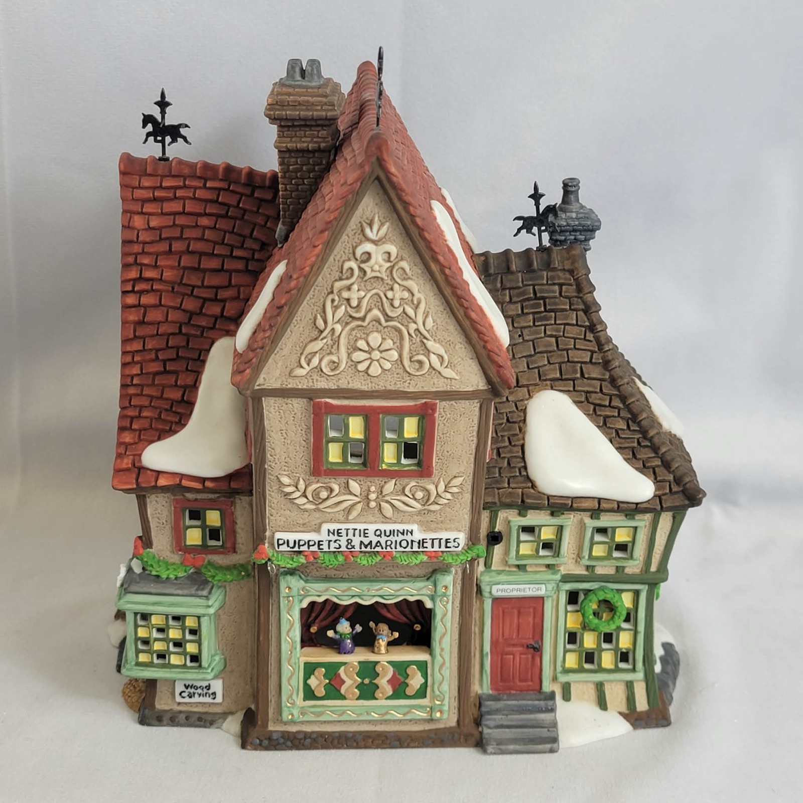 Department 56 Dickens’ Village Nettie Quinn Puppets & Marionettes Lighted…