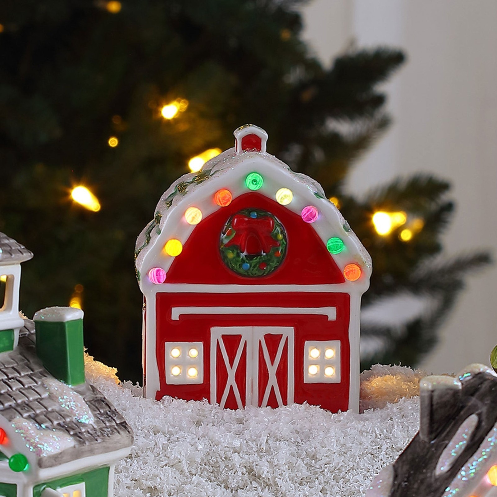 Mr. Christmas 5 In. Nostalgic Ceramic Village -BARN