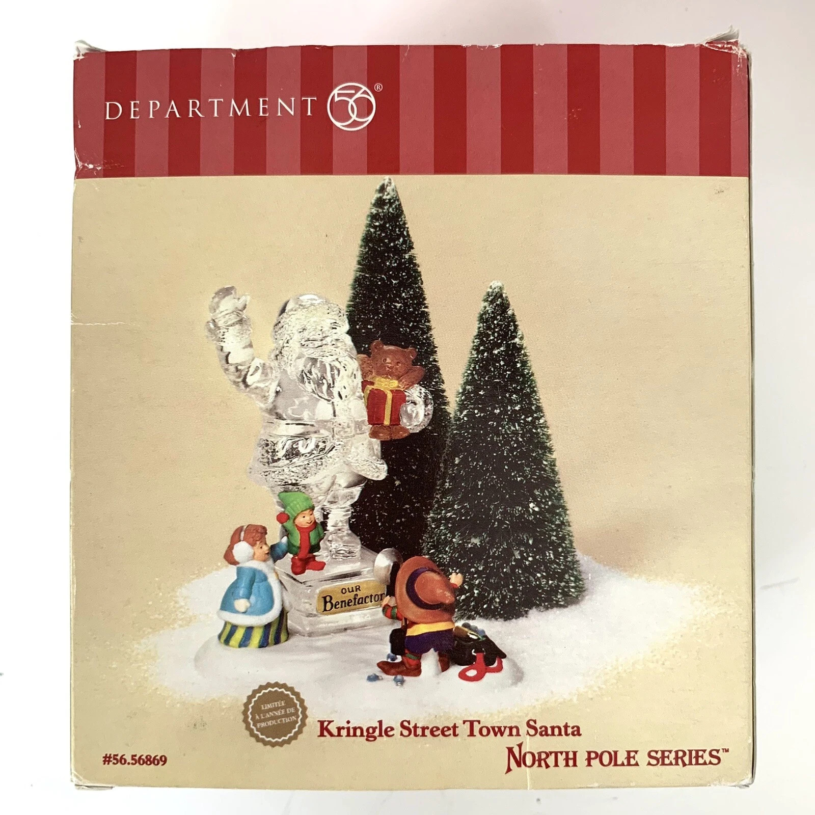 Department 56 Kringle Street Town Santa North Pole Series 565869 NEW