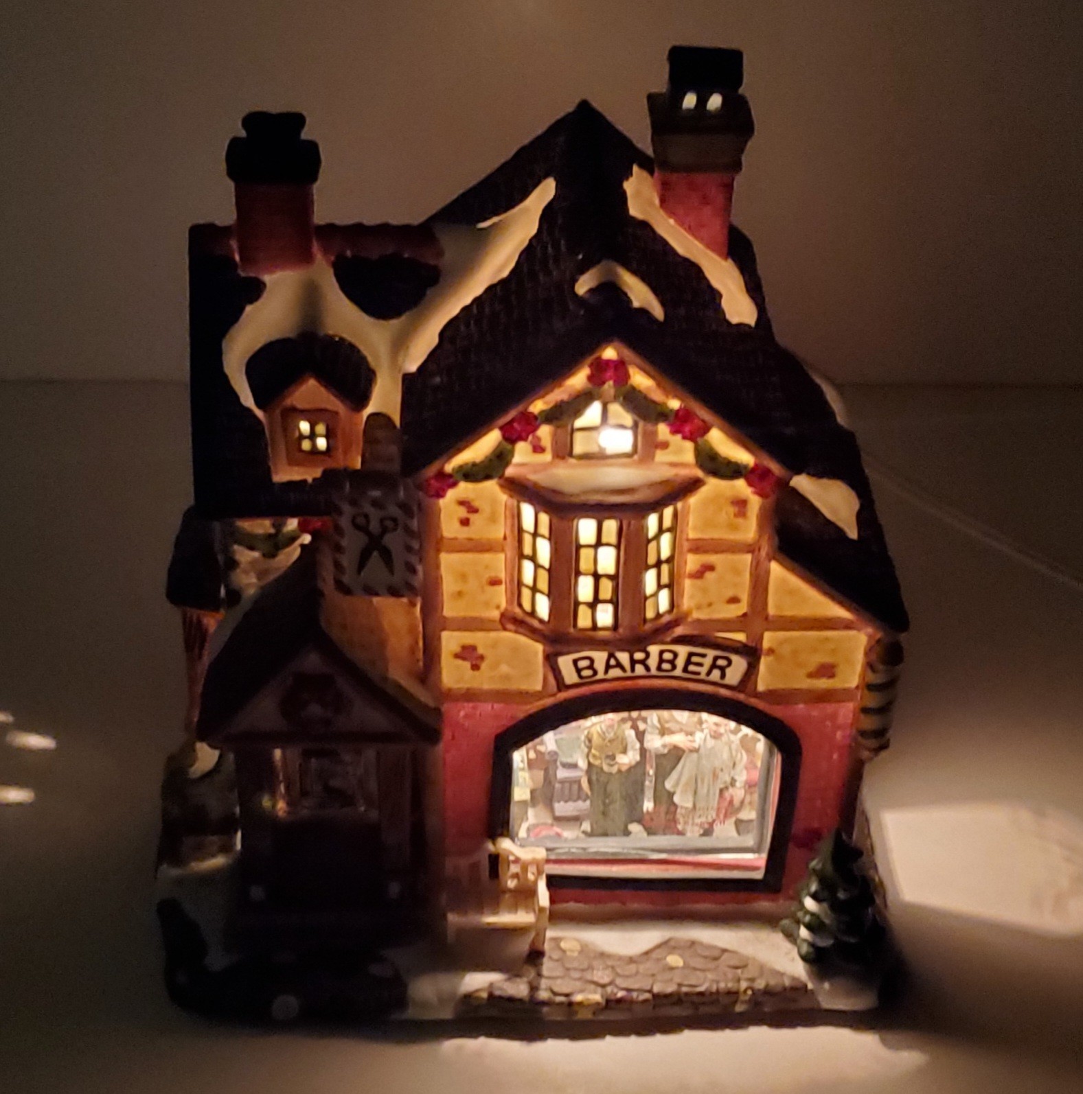 Vintage Christmas Barber Shop “Barber Shop Quartet” by Norman Rockwell