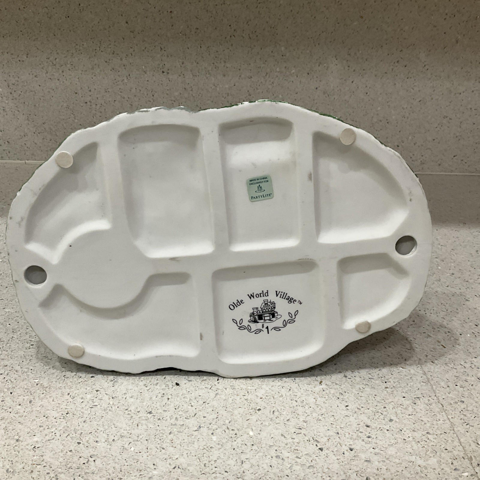 Party Lite P7315 Candle Shoppe Olde World Village Tea Light House Retired