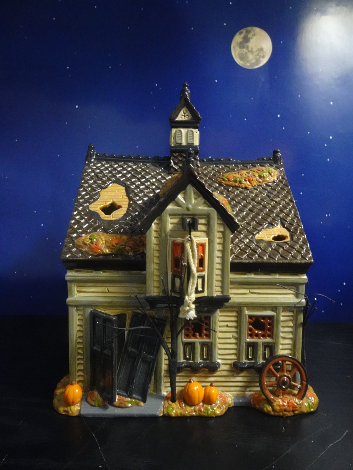 DEPT 56 SV Halloween Creepy Creek Carriage House 55055 2001 EUC COMPLETE!