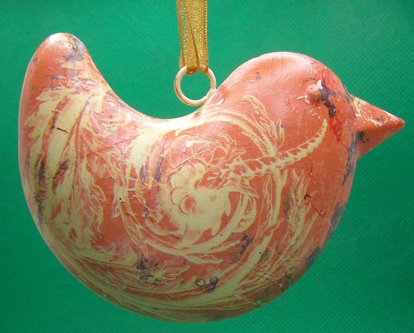Unknown Brand Christmas Ornament Bird Partridge Color:Red ZKW