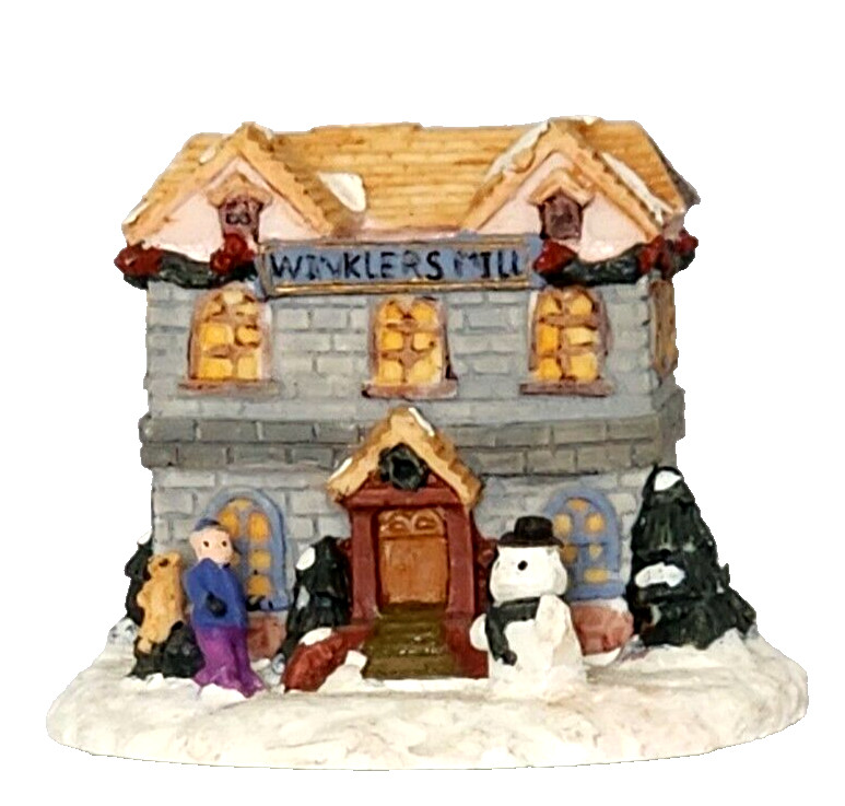 Winsor Collection Winkler’s Mill Christmas Village House 3″x3″ Collectible