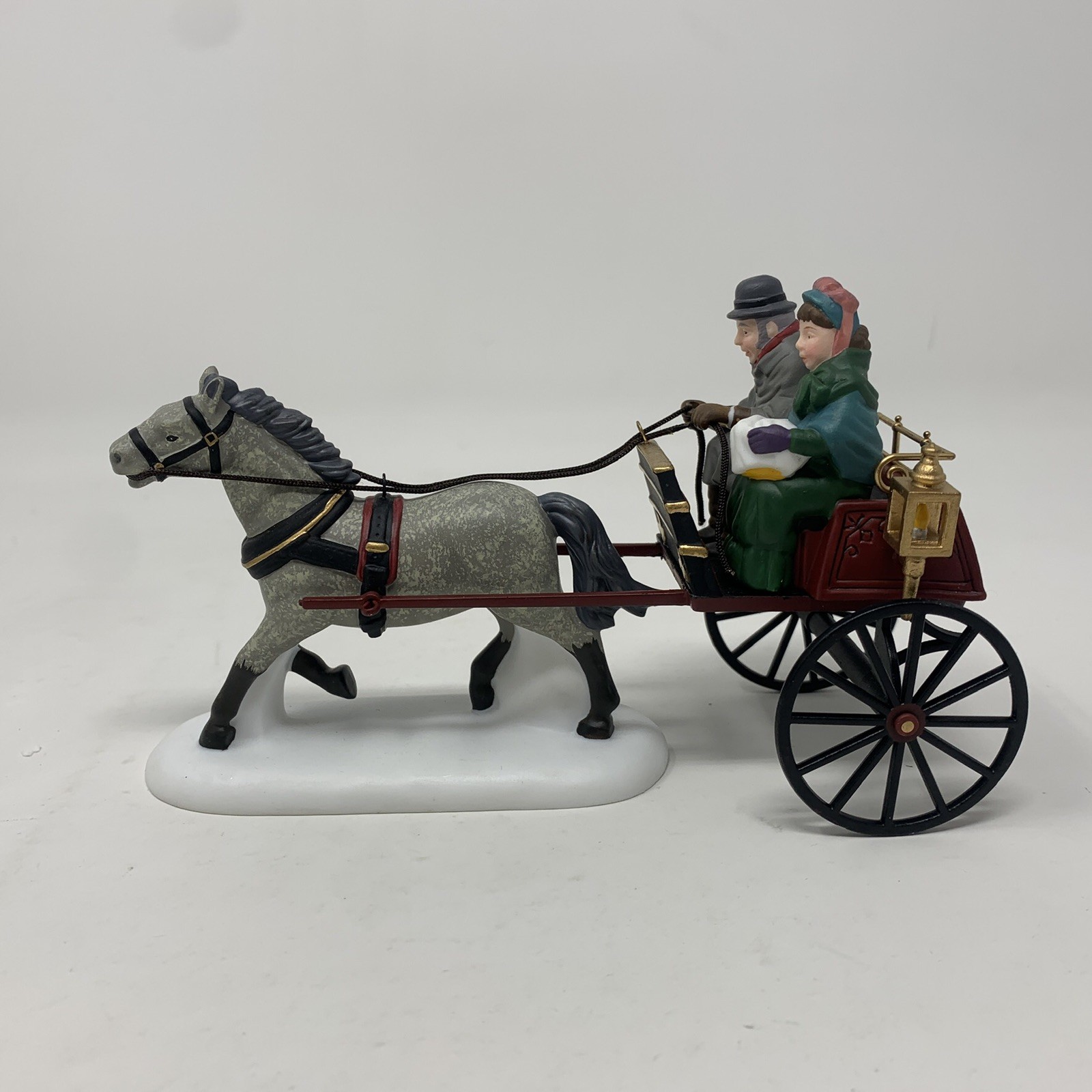Dept 56 Heritage Village Collection RED CHRISTMAS SULKY 58401 NIB