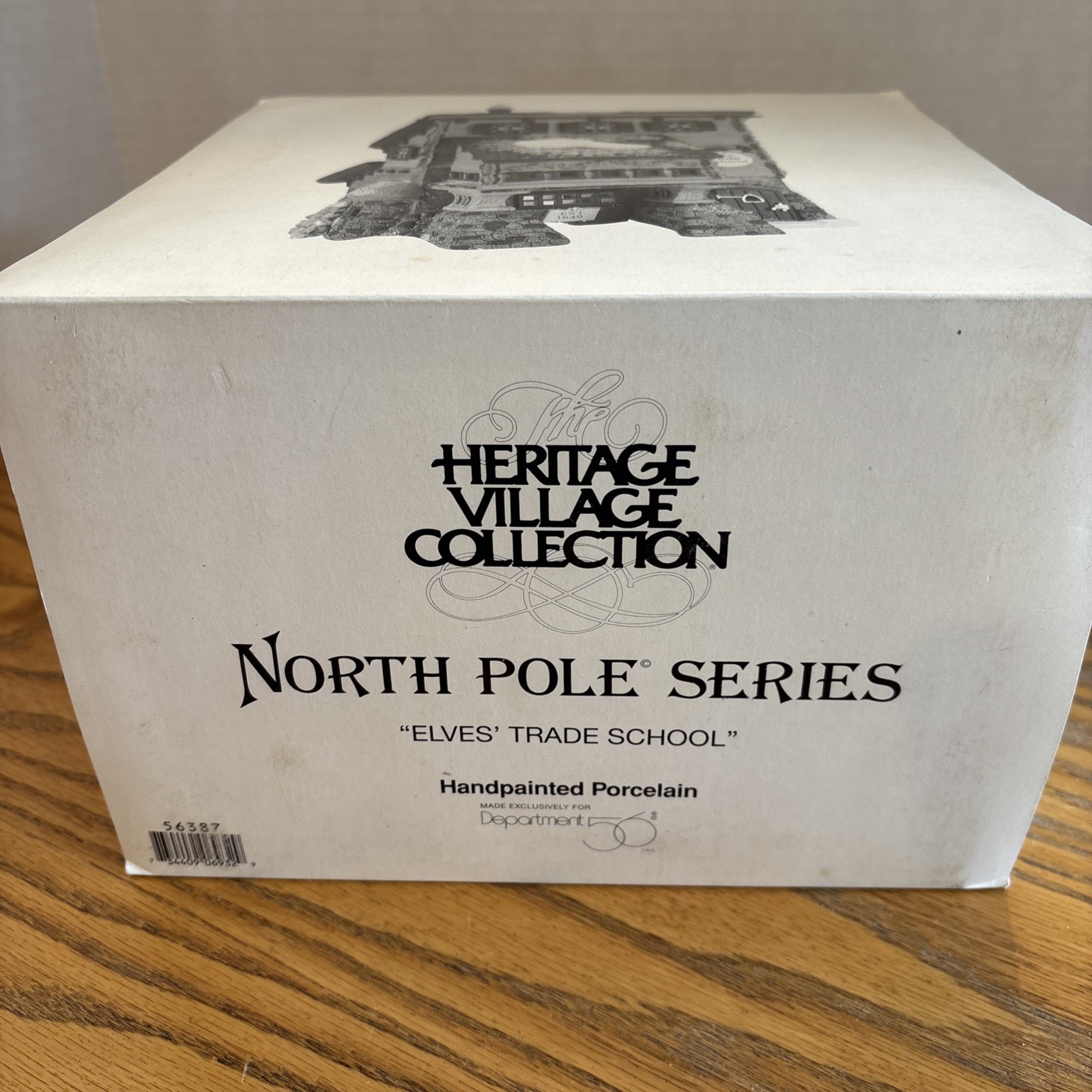 Dept 56 NORTH POLE 1995 Elves’ Trade School #56387 RETIRED NEW!!