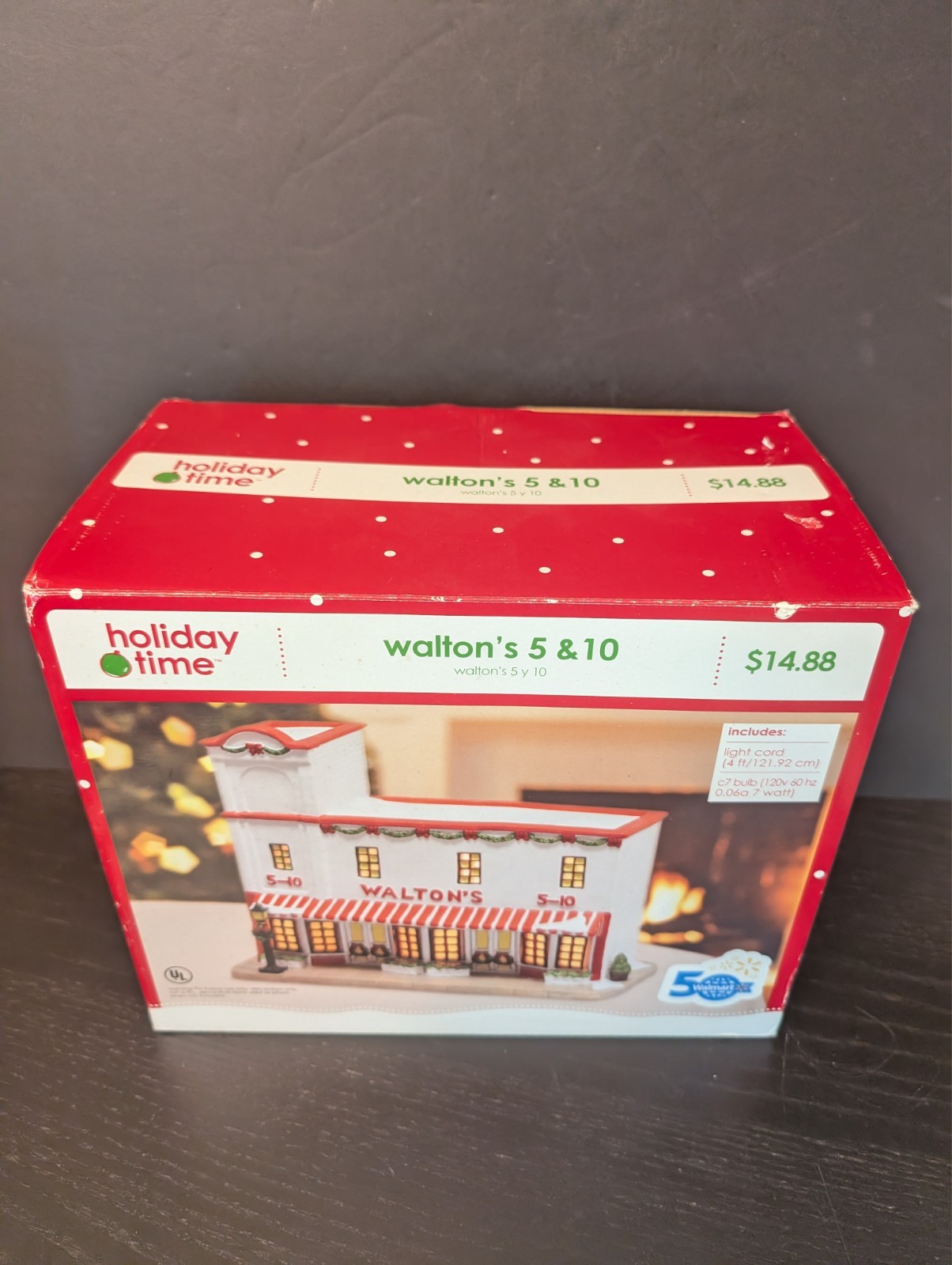 Walton’s 5 &10 Christmas Village by Holiday Time 50th Anniversary edition NEW