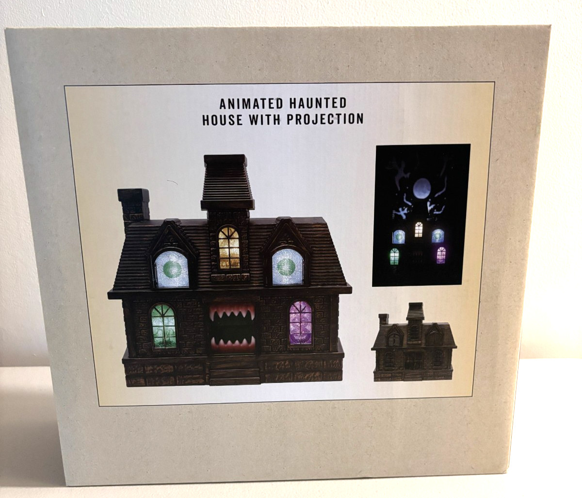 Cracker Barrel Animated Haunted House with Projection Lights & Sounds Effects