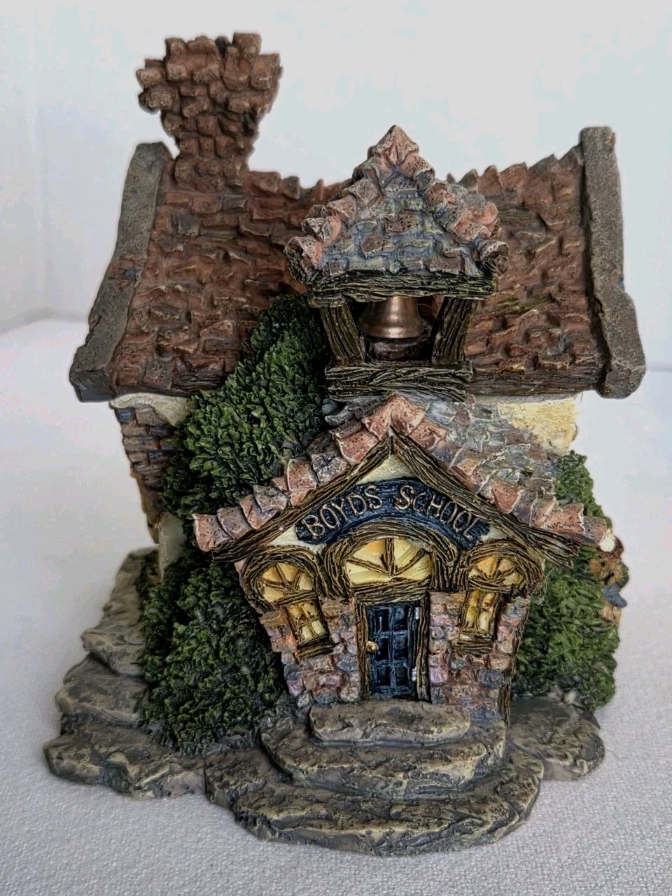 Boyds Bears Bearly-Built Village Lot – Public Library 19006 & Boyds School Resin