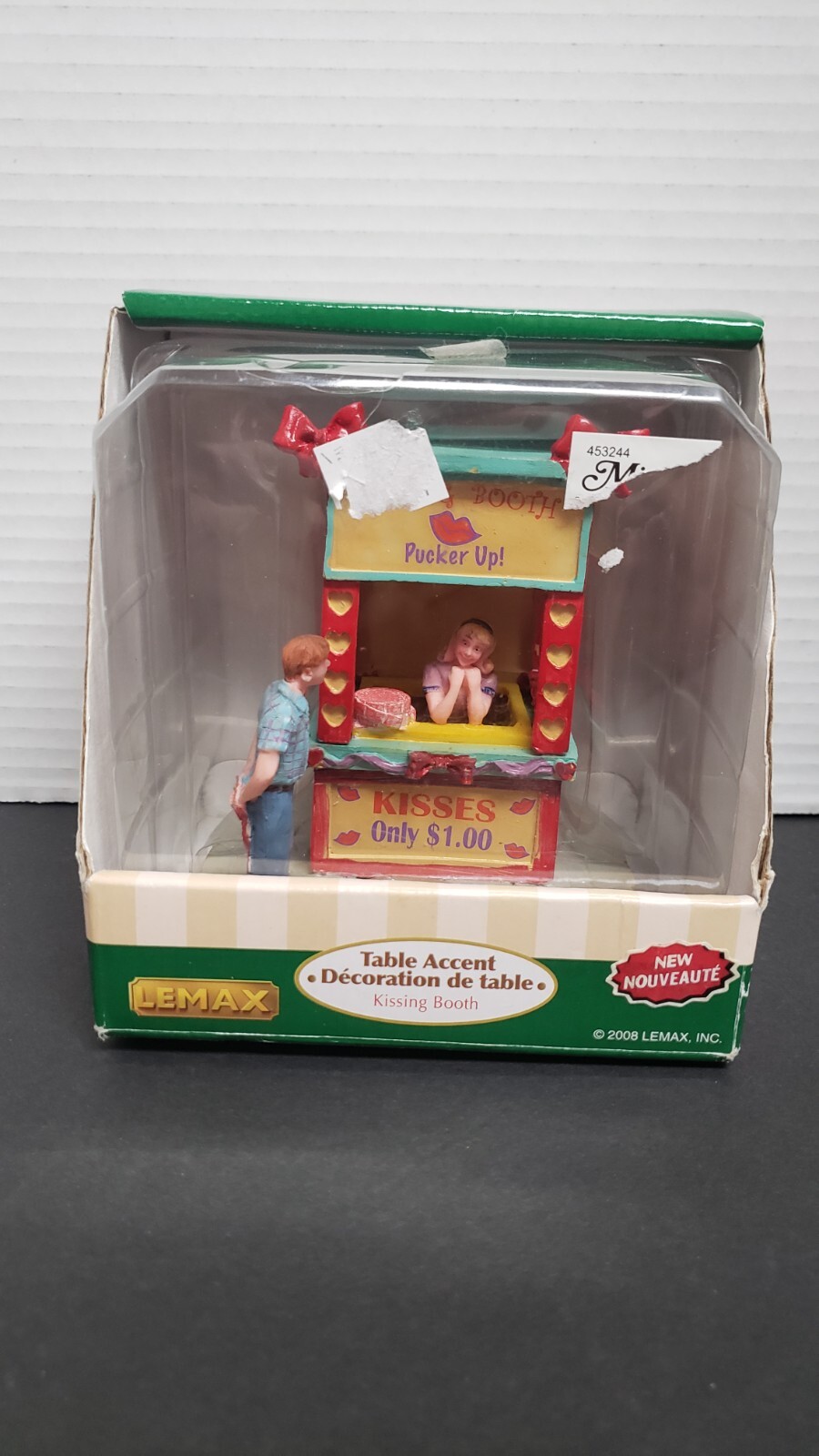 Lemax Carnival fair village collection kissing booth 2008 83692 in box kisses$1