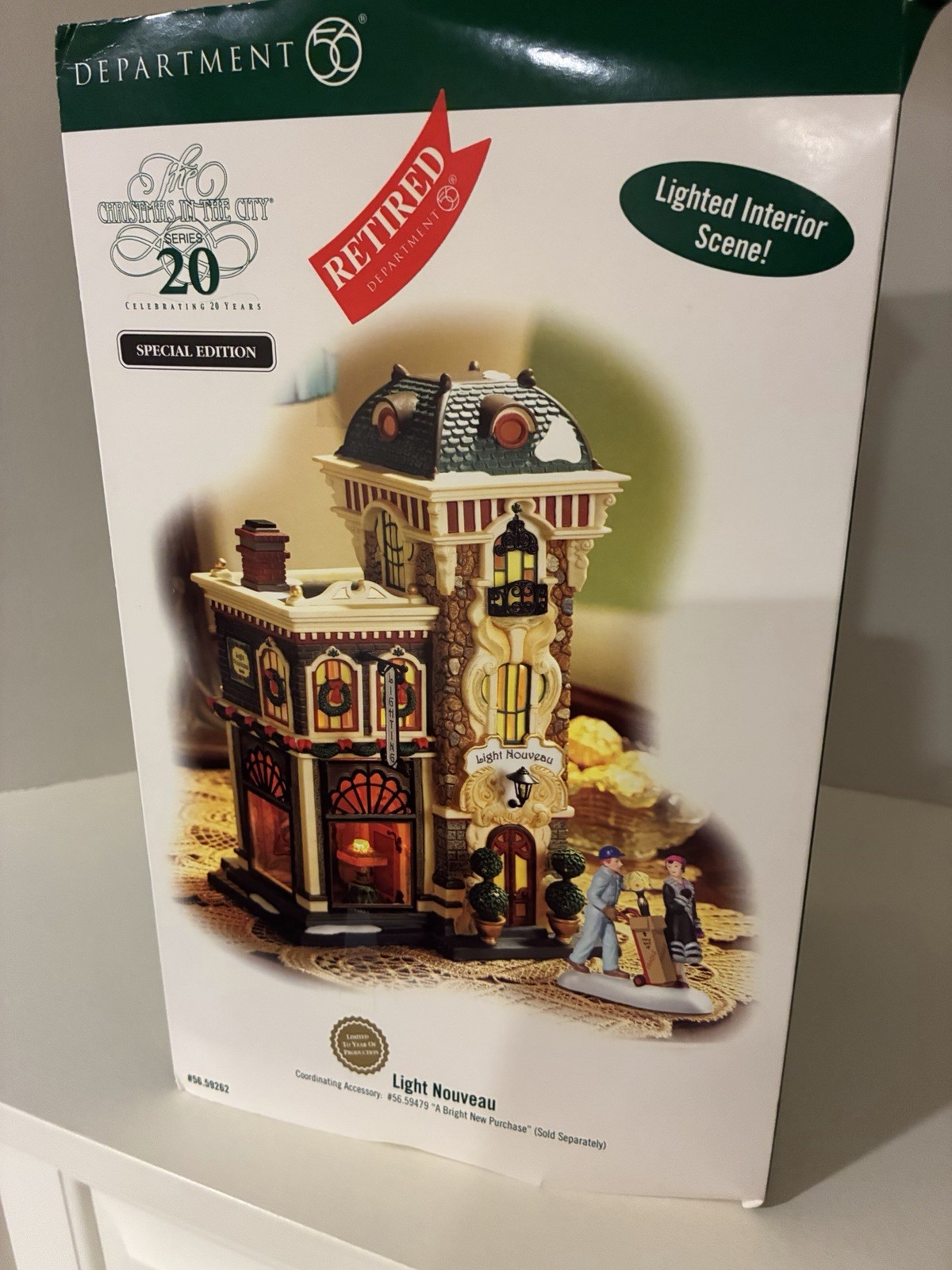 Department 56 Christmas In the City “Light Nouveau” Special Edition Retired 2006