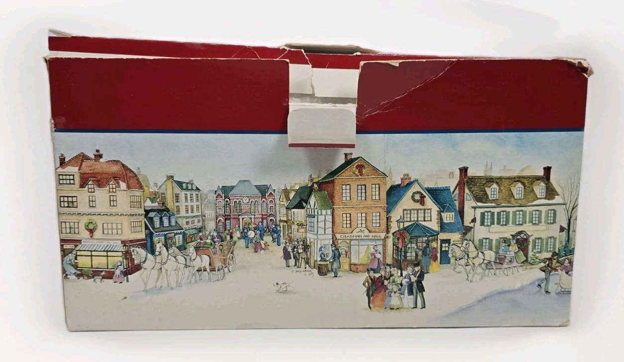 Lemax Porcelain Christmas Horse Drawn Carriage Stagecoach 1993 Dickensvale