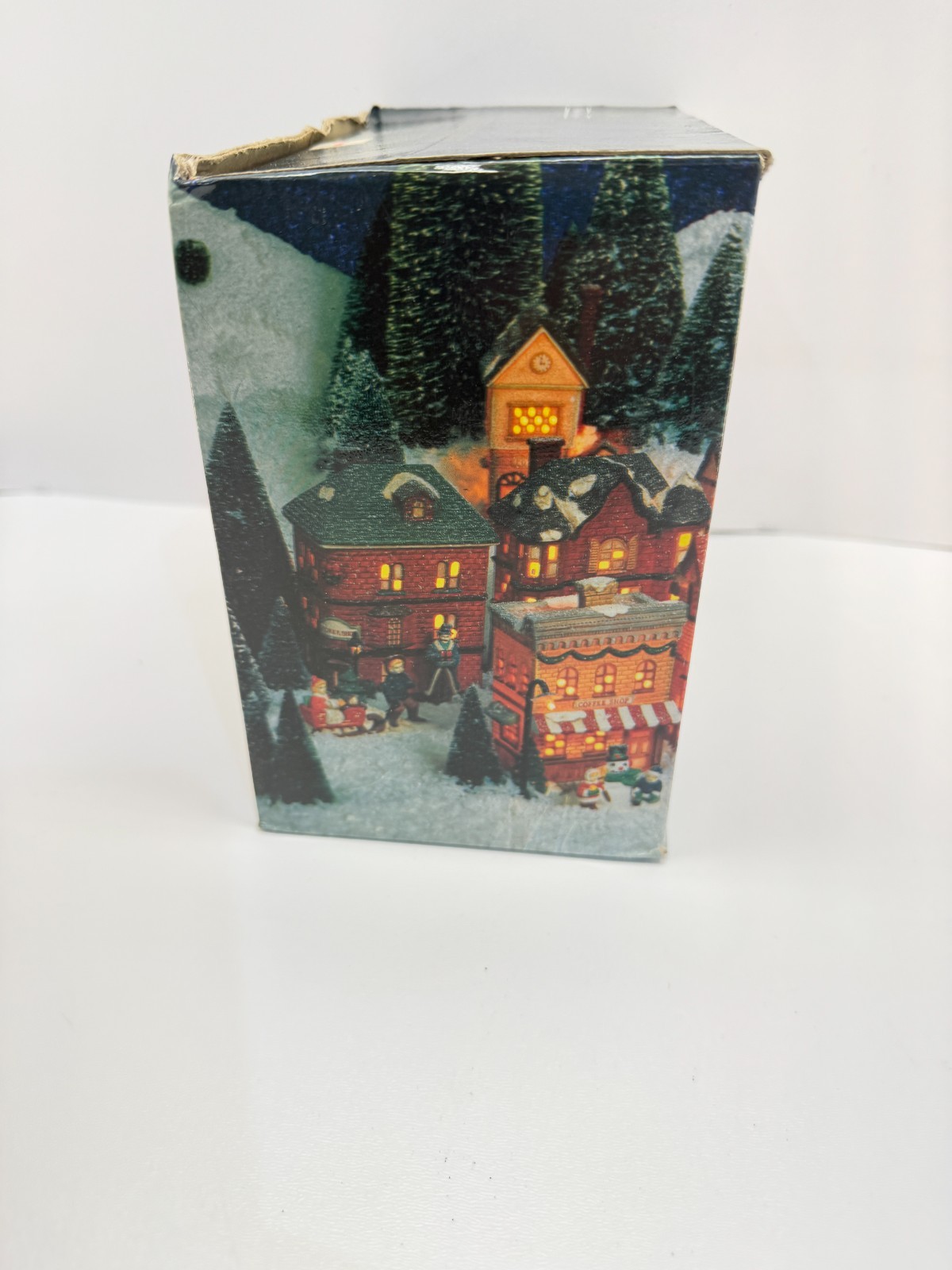 Vintage 1992 Holiday Expressions Dickens Lighted Train Station House In Box