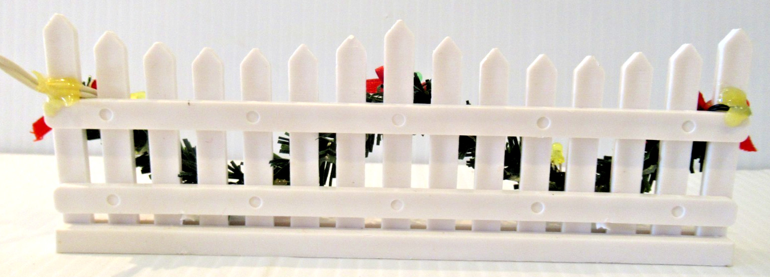 HOLIDAY TIME “LED PICKET FENCE” ~ *** LED LIGHTS / BATTERY OPERATED ***