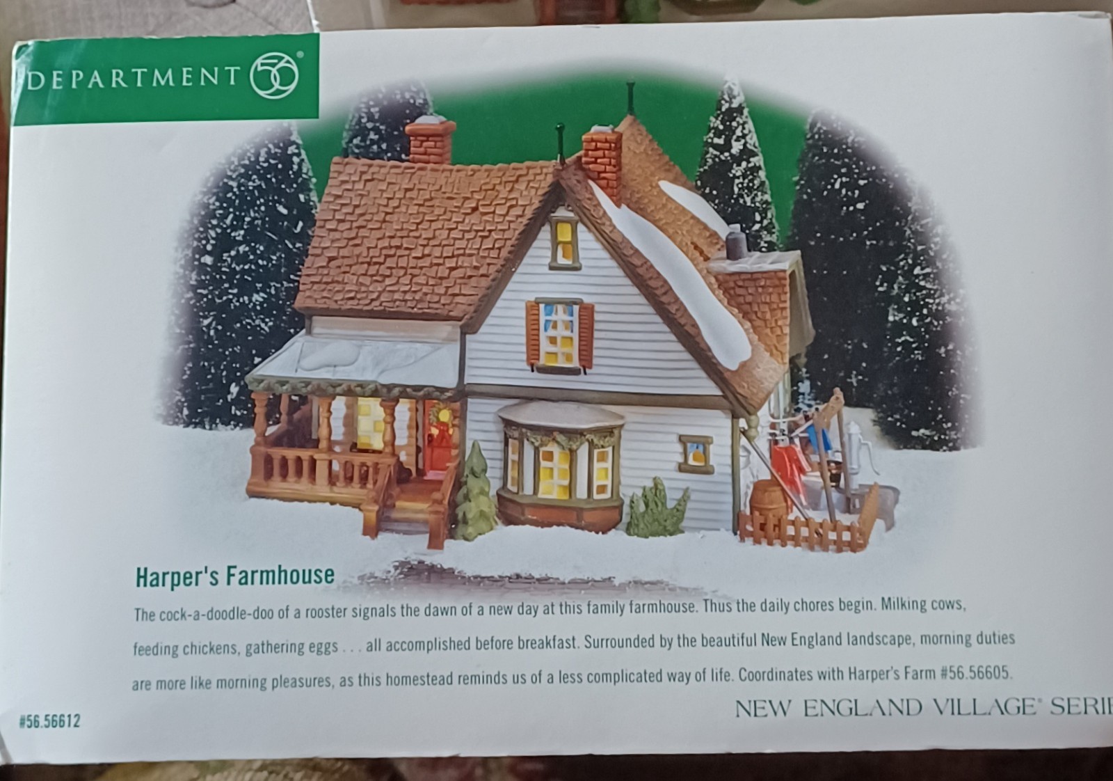 Department 56 New England Village series: ‘Harper’s Farmhouse’ #56612