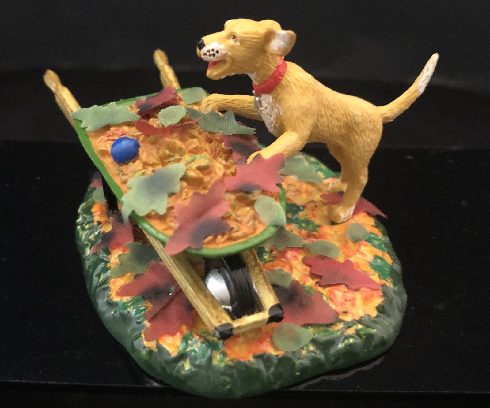 Department 56 Snow Village #55258 Harvest Yard Fun Set DOG ONLY