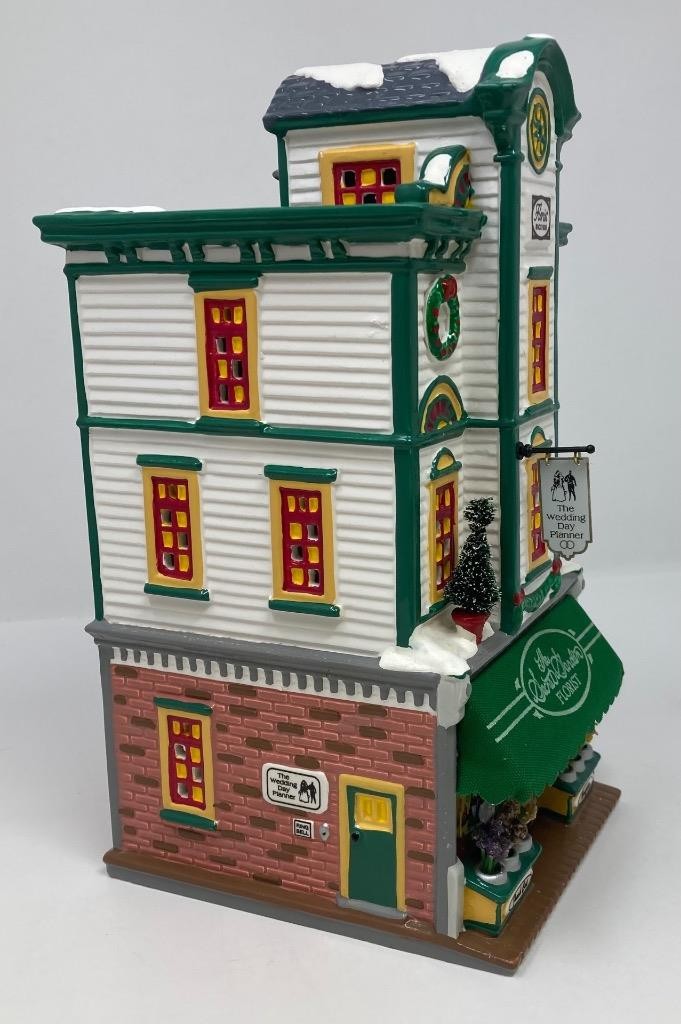 Dept 56 Snow Village The Secret Garden Florist #54885 Original Box w Light Cord