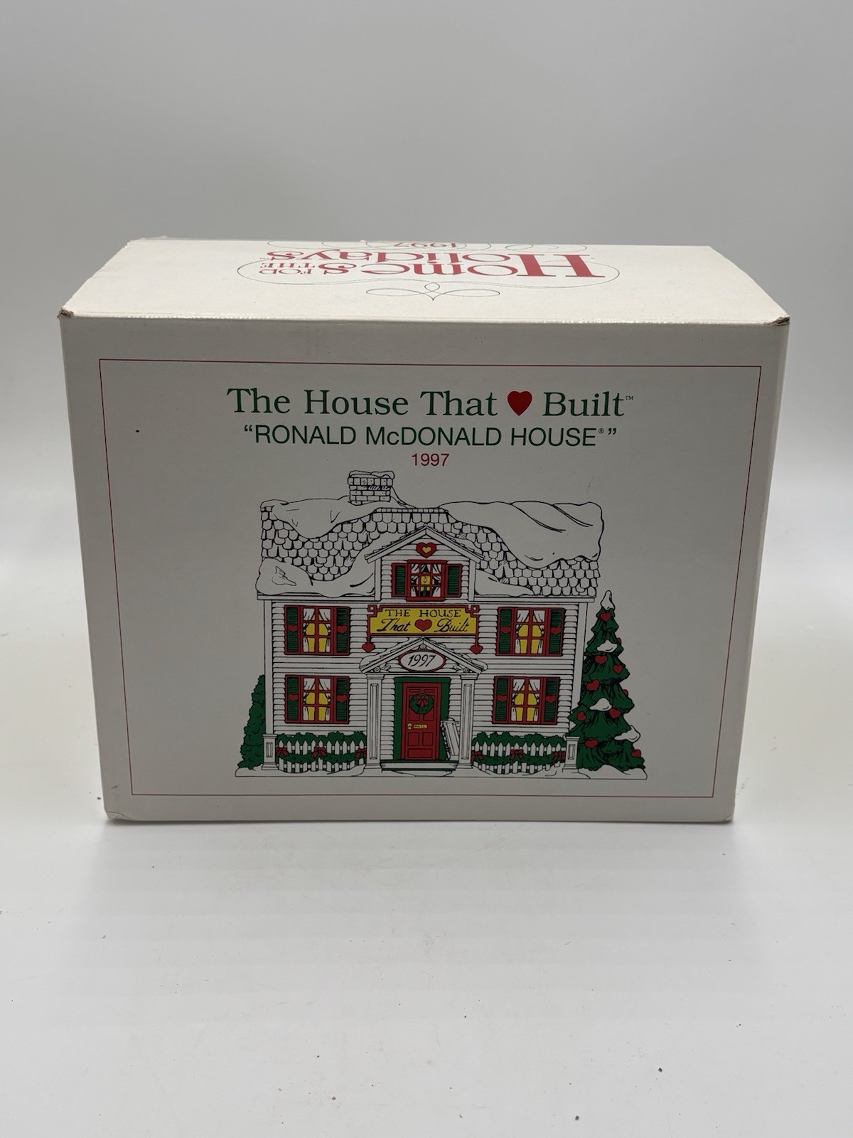 VTG Dept 56 McDonald’s “Ronald McDonald House” House that Love Built! Dated 1997