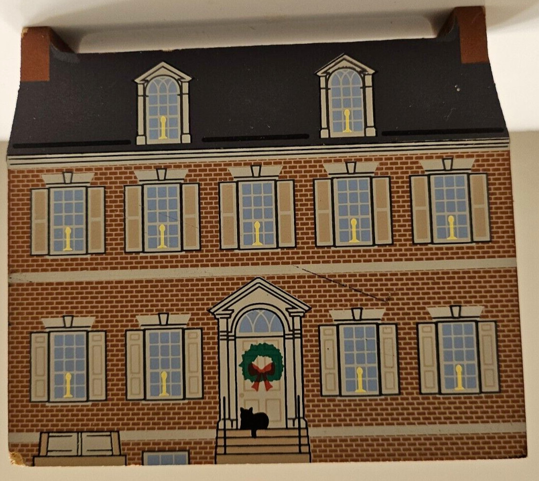 Rare Vintage 1 pc Cats Meow House 810 Groundie House #05-614 signed. Deal!(A2)