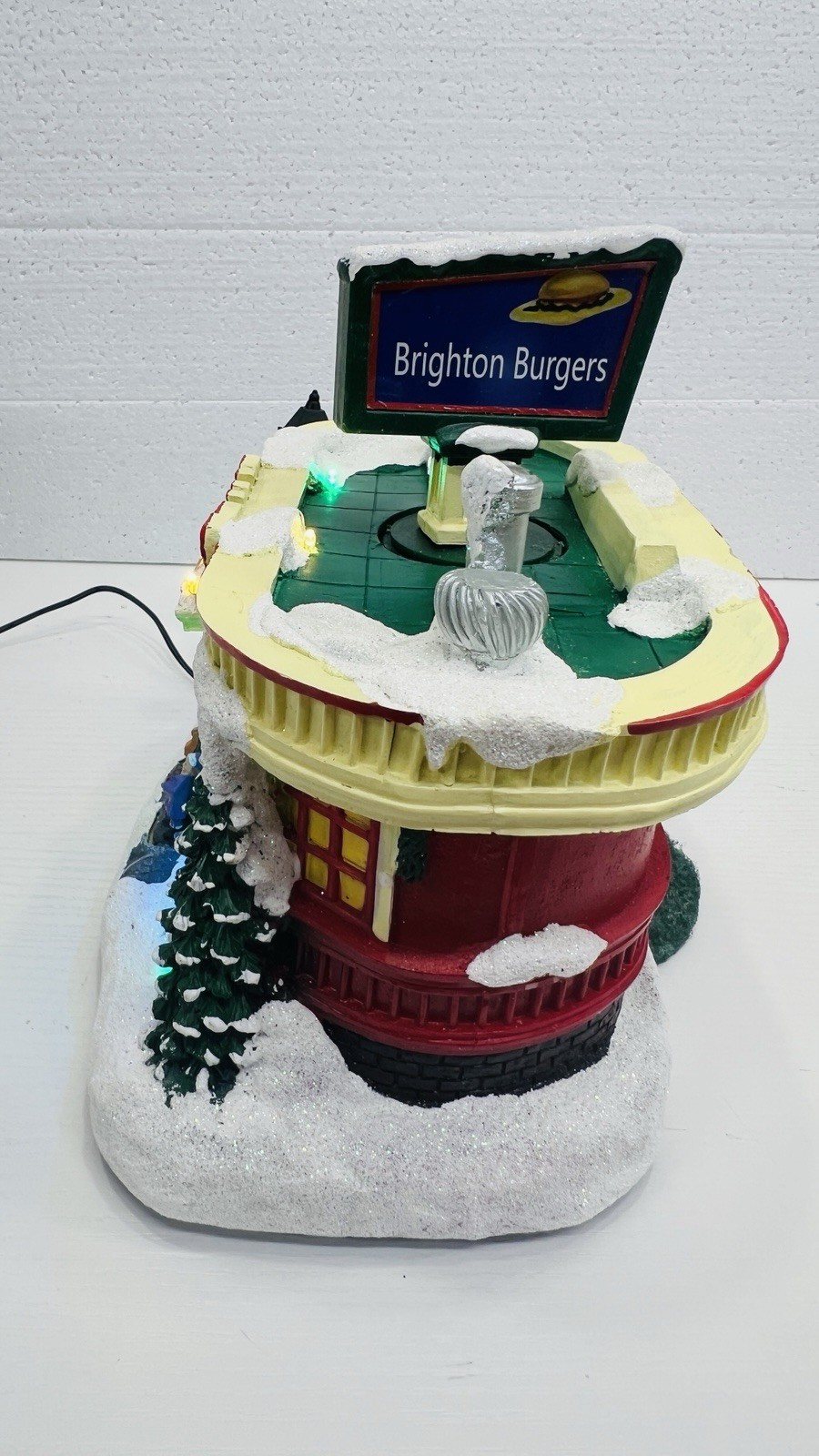 Carole Towne Christmas Village 2022 Brighton Burgers Diner20th Anniversary w/Box