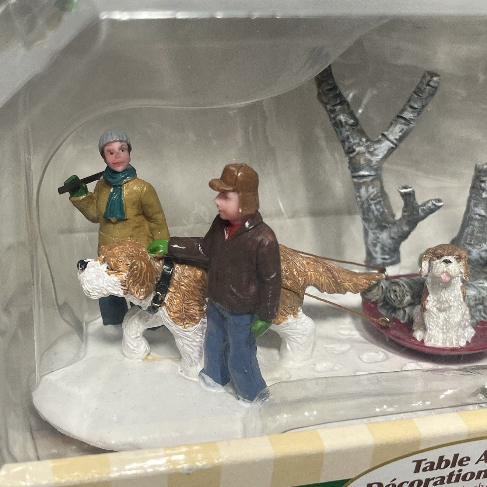 Lemax Christmas Village Mush Holidays Seasons 93761 Table Piece 2009 RETIRED