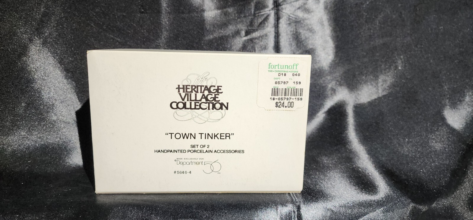Dept 56 “Town Tinker” set of 2 #5646-4