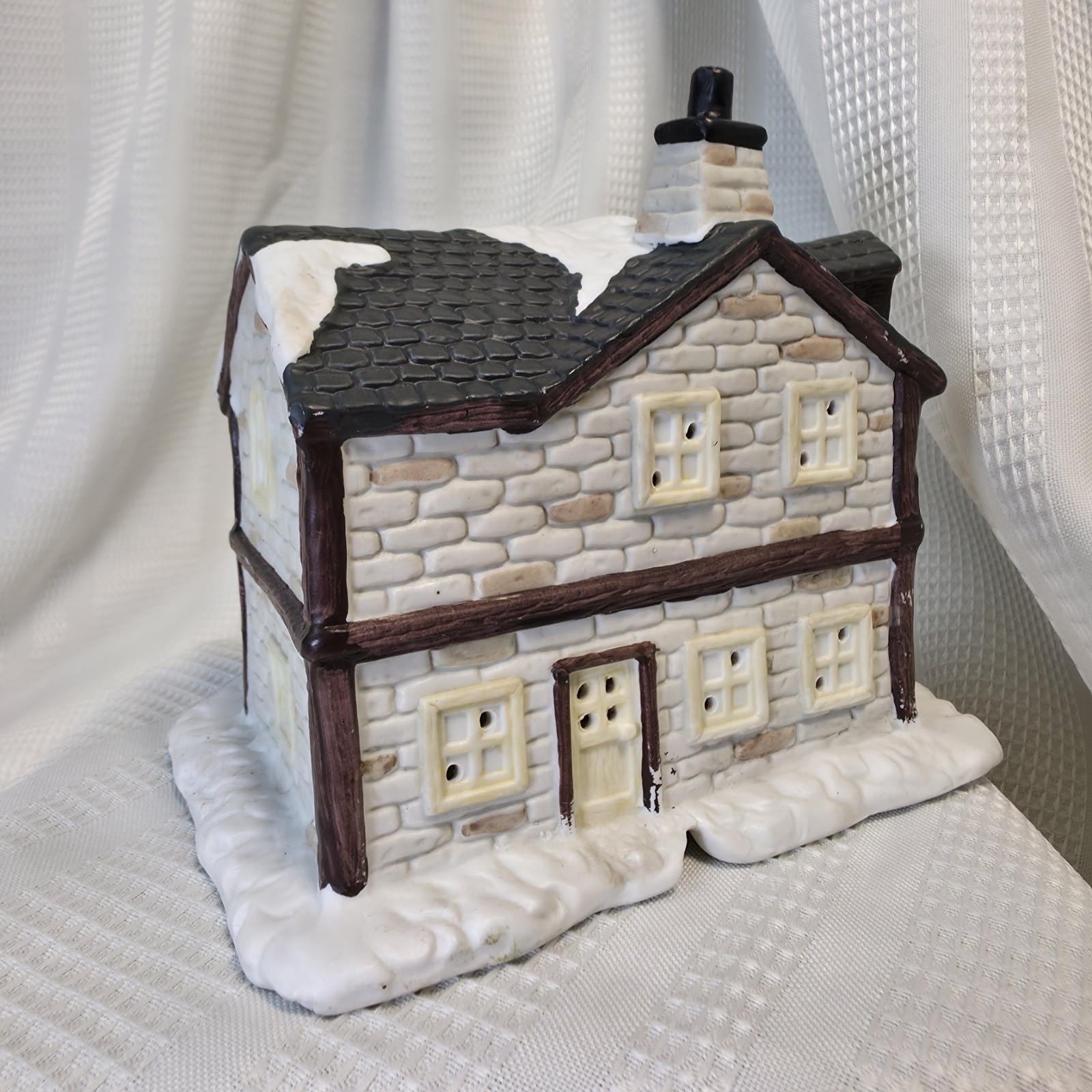 Christmas Village Seasonal Specialties General Store 1991 Hand Painted VTG